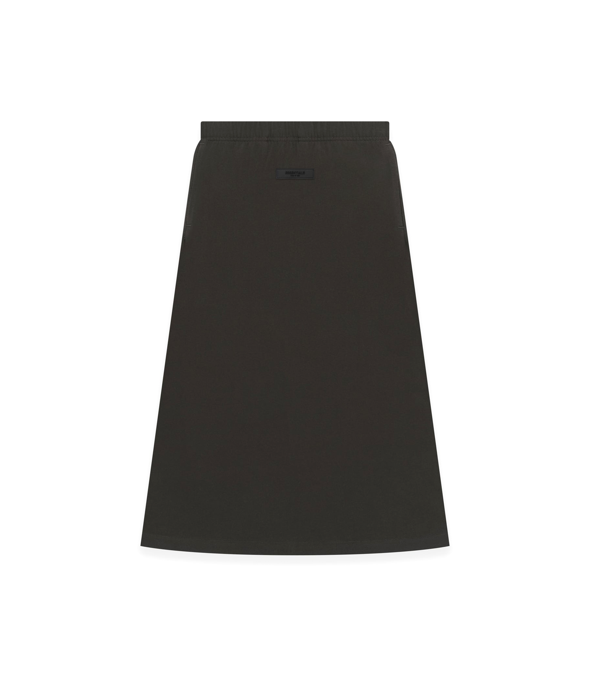 Essentials Long Skirt - Off Black
