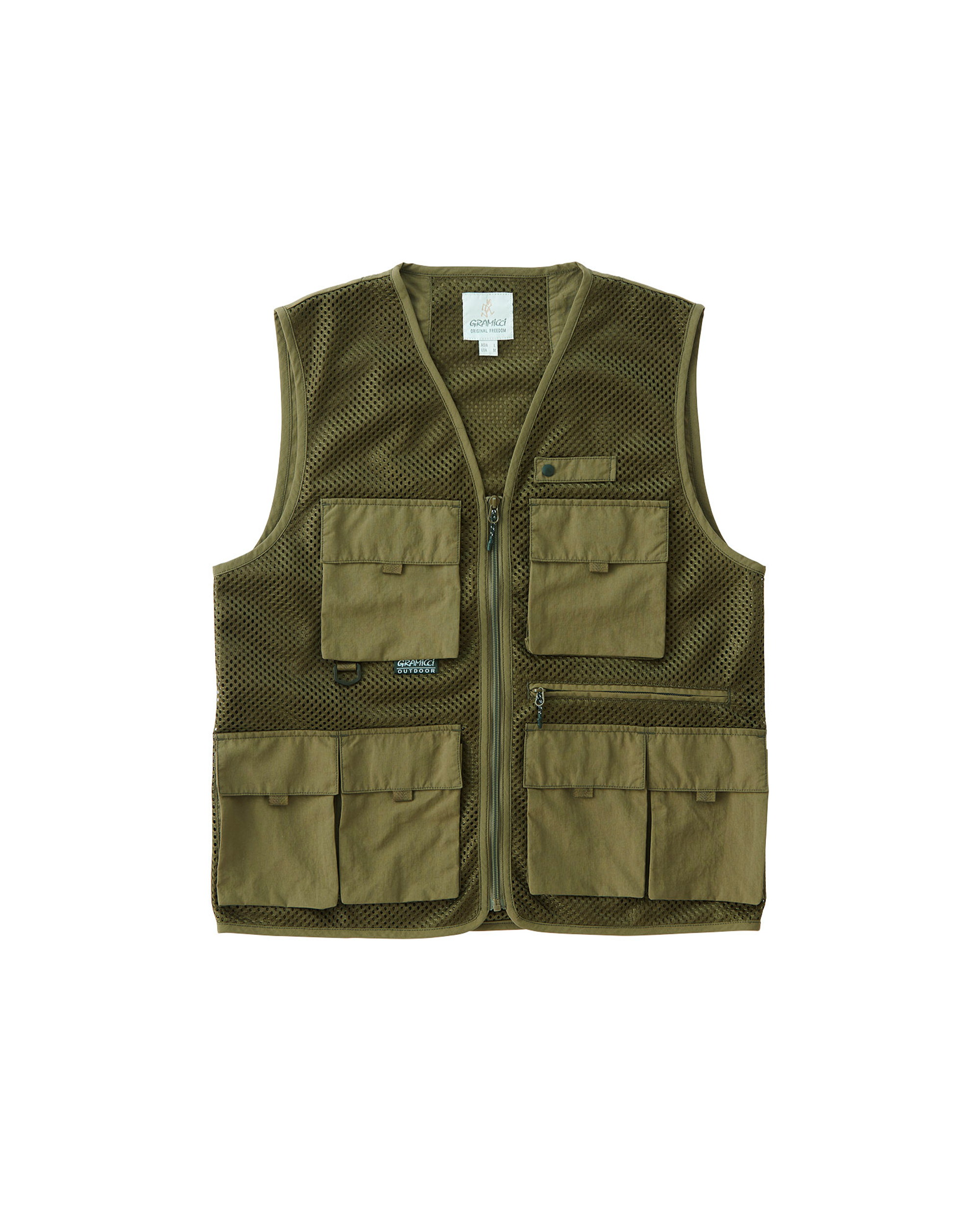 Gone Fishing Vest - Army Green