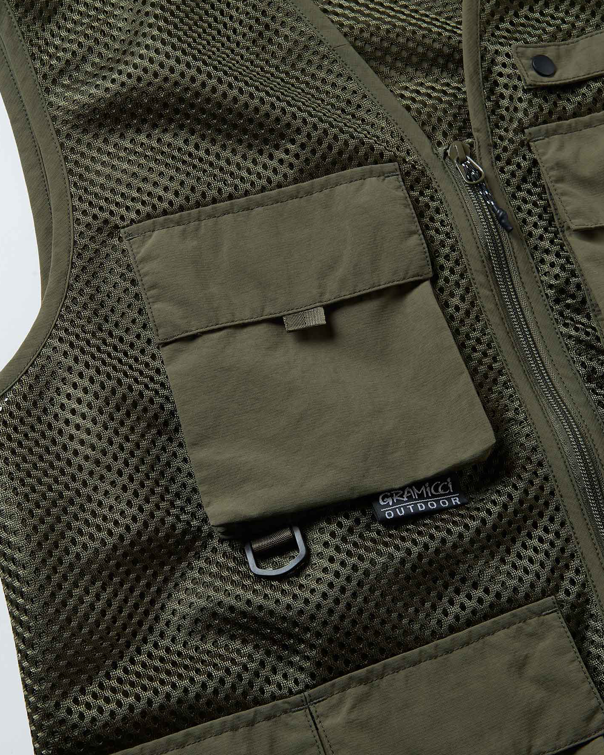 Gone Fishing Vest - Army Green