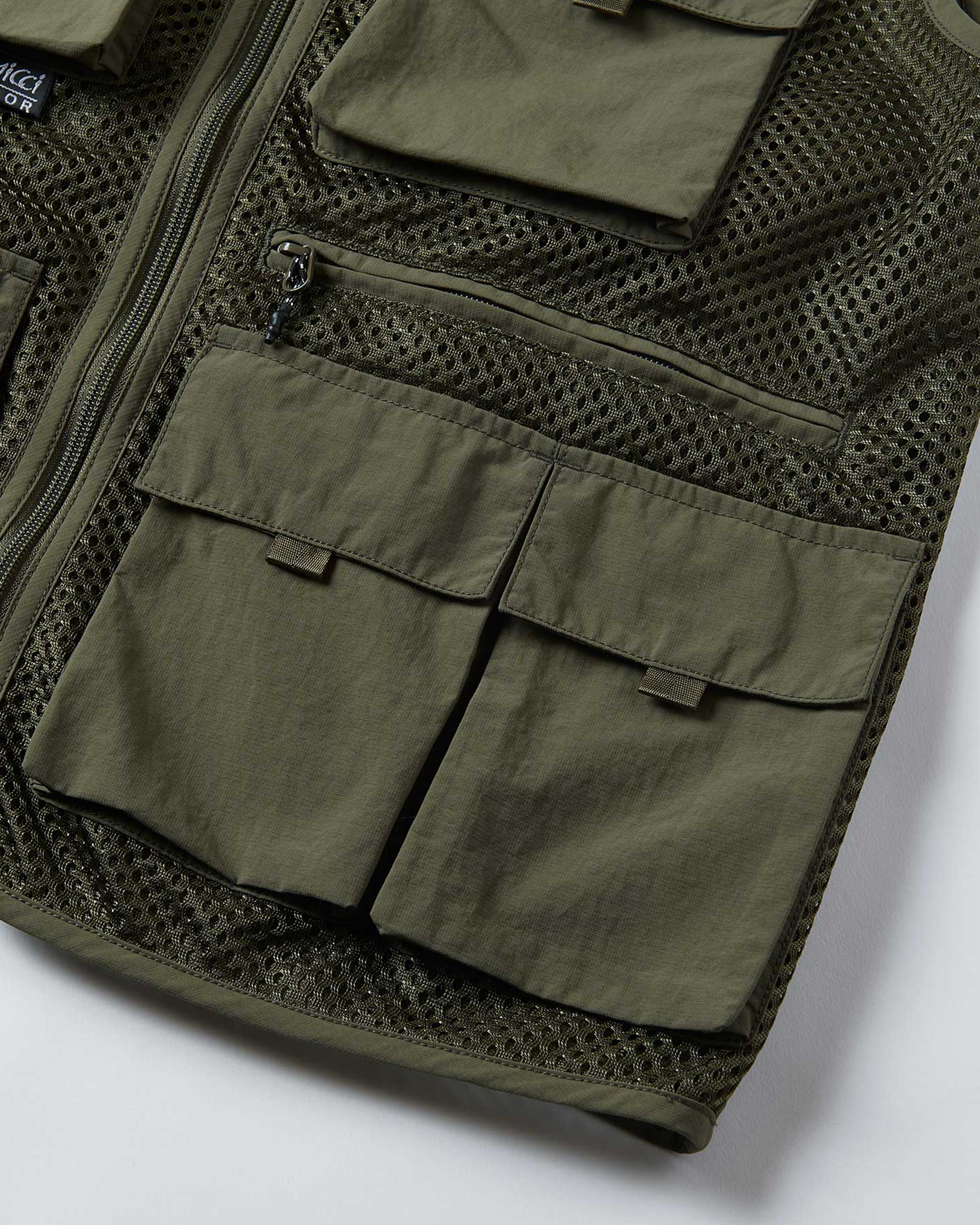 Gone Fishing Vest - Army Green