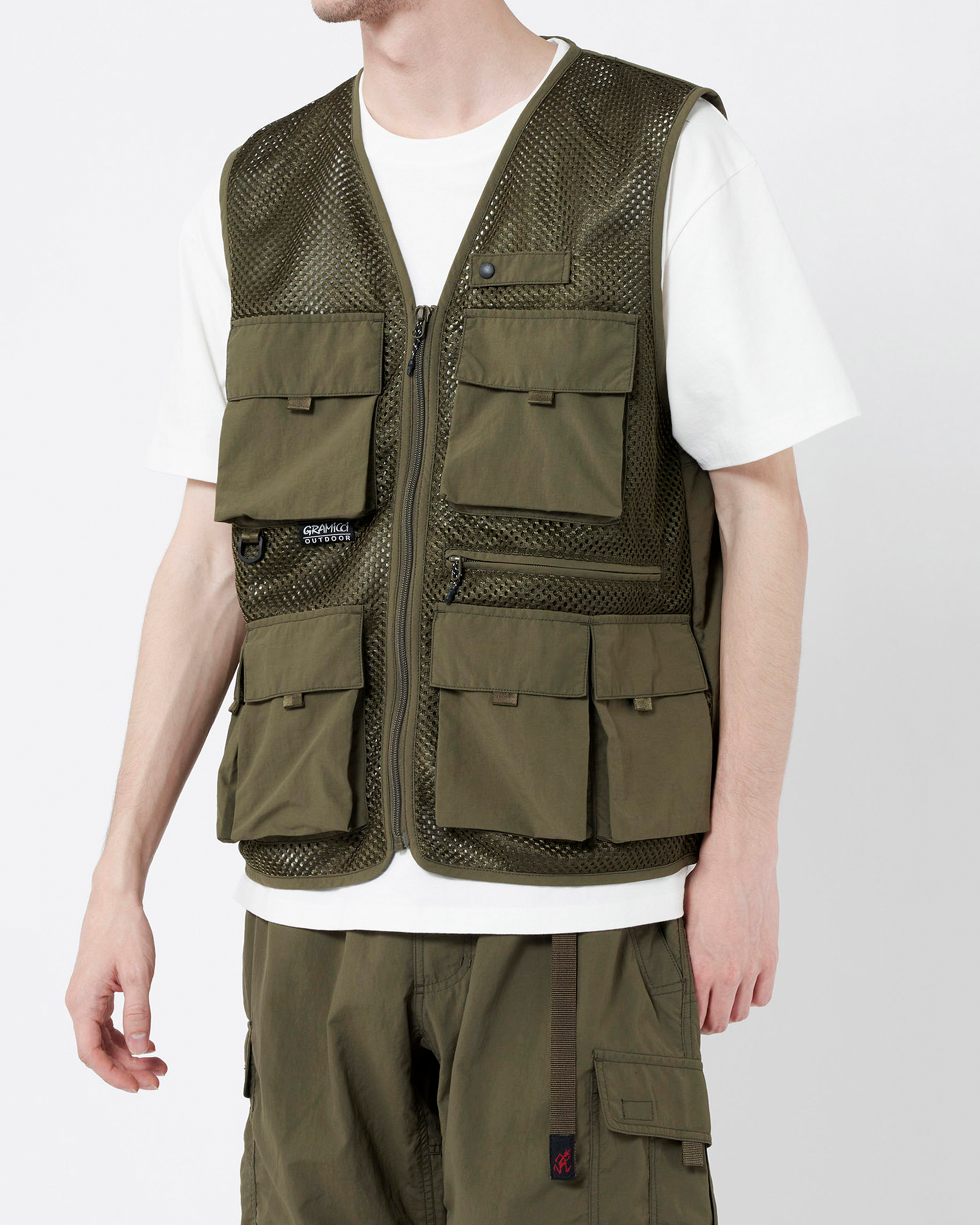 Gone Fishing Vest - Army Green