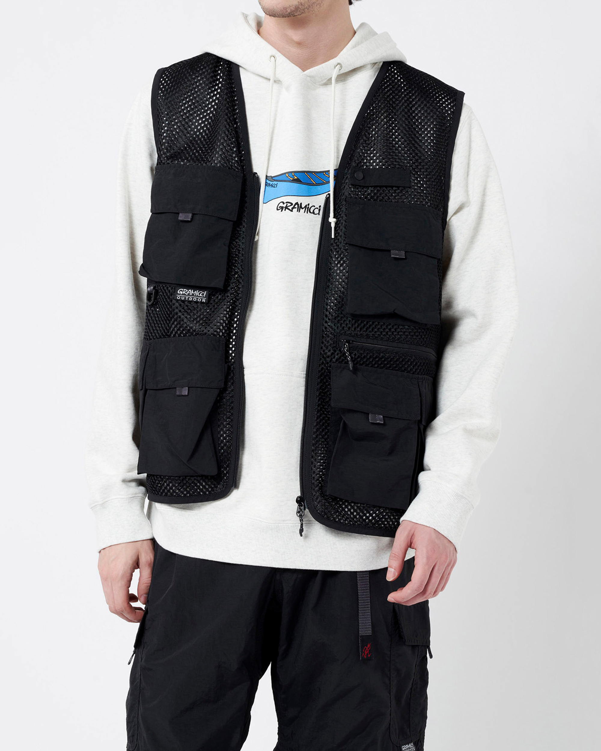 Gone Fishing Vest - Black