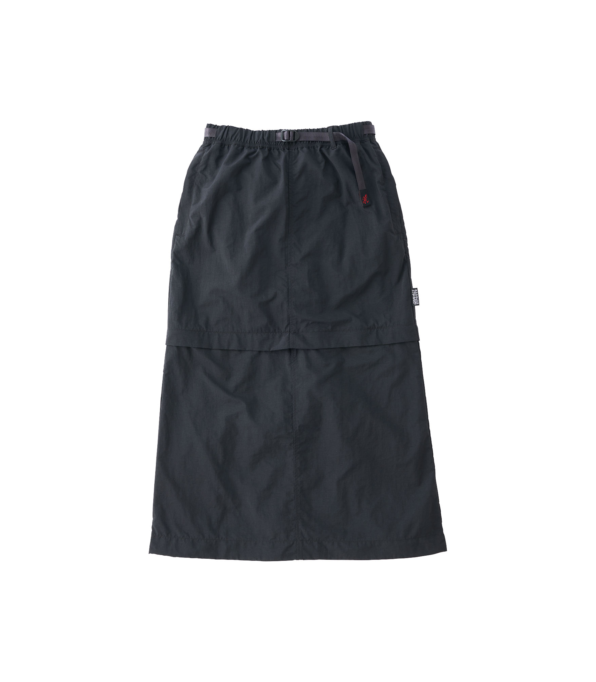 Convertible Micro Ripstop Skirt - Black