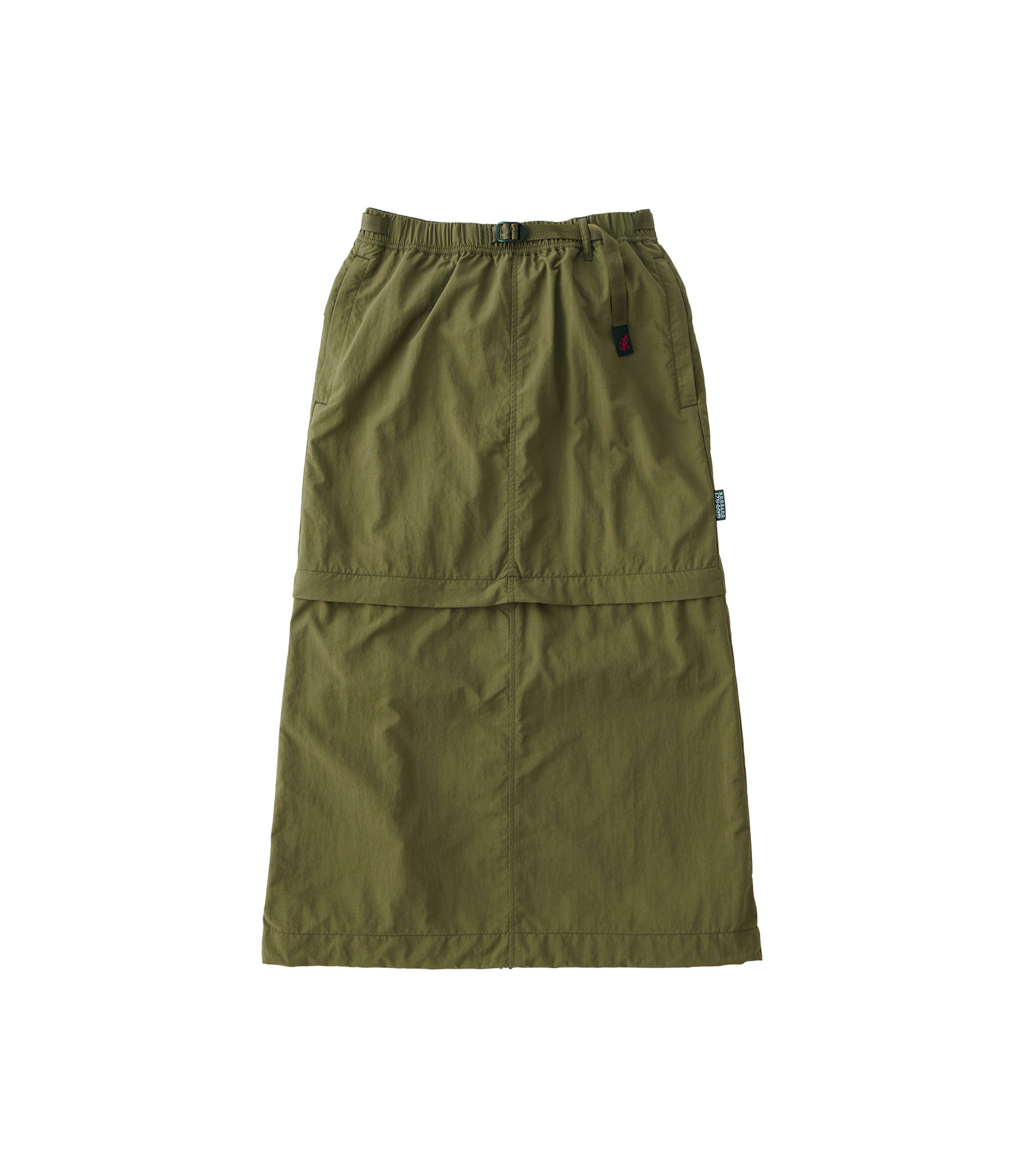 Convertible Micro Ripstop Skirt - Army Green