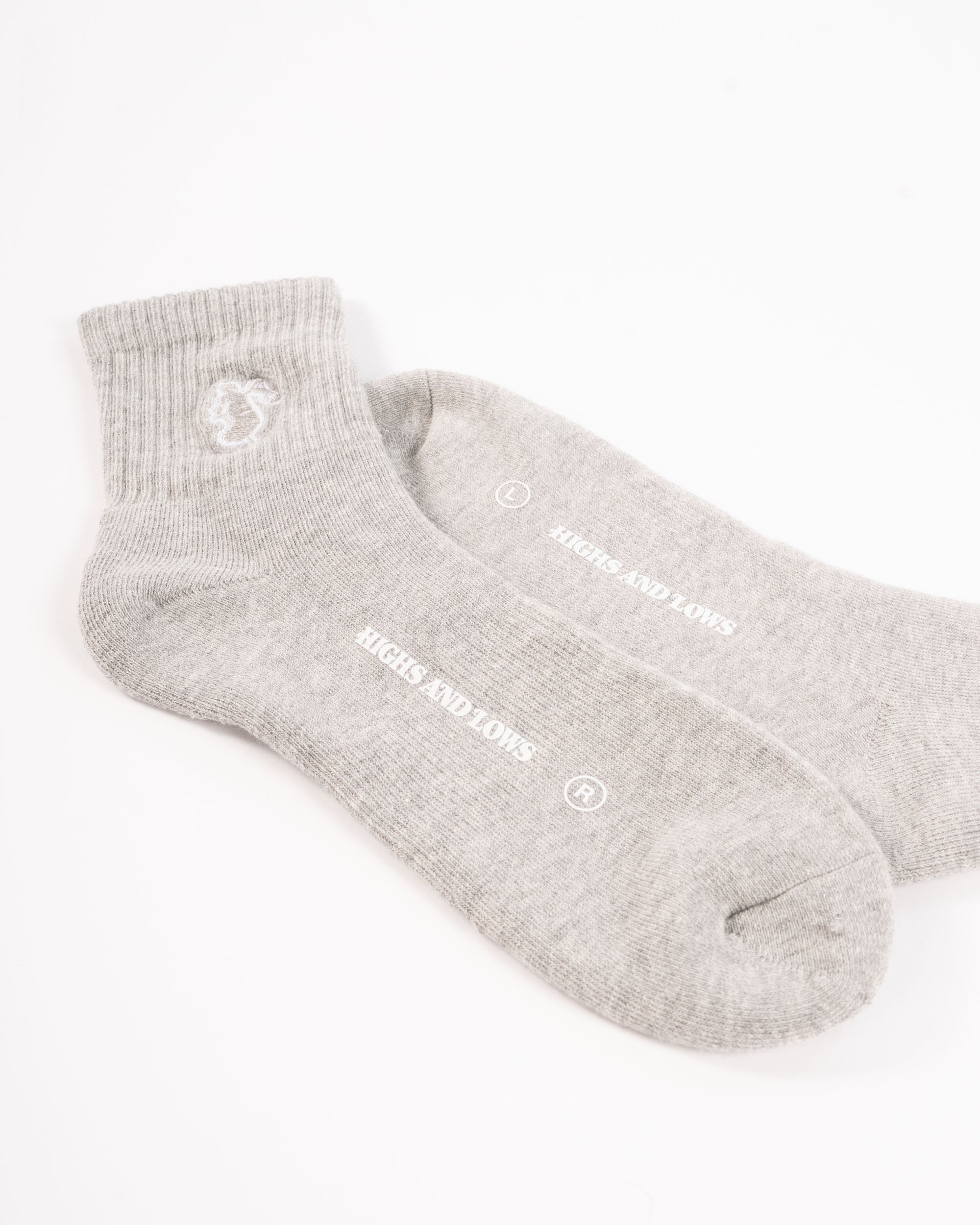 Lady Justice Socks Mid - Grey