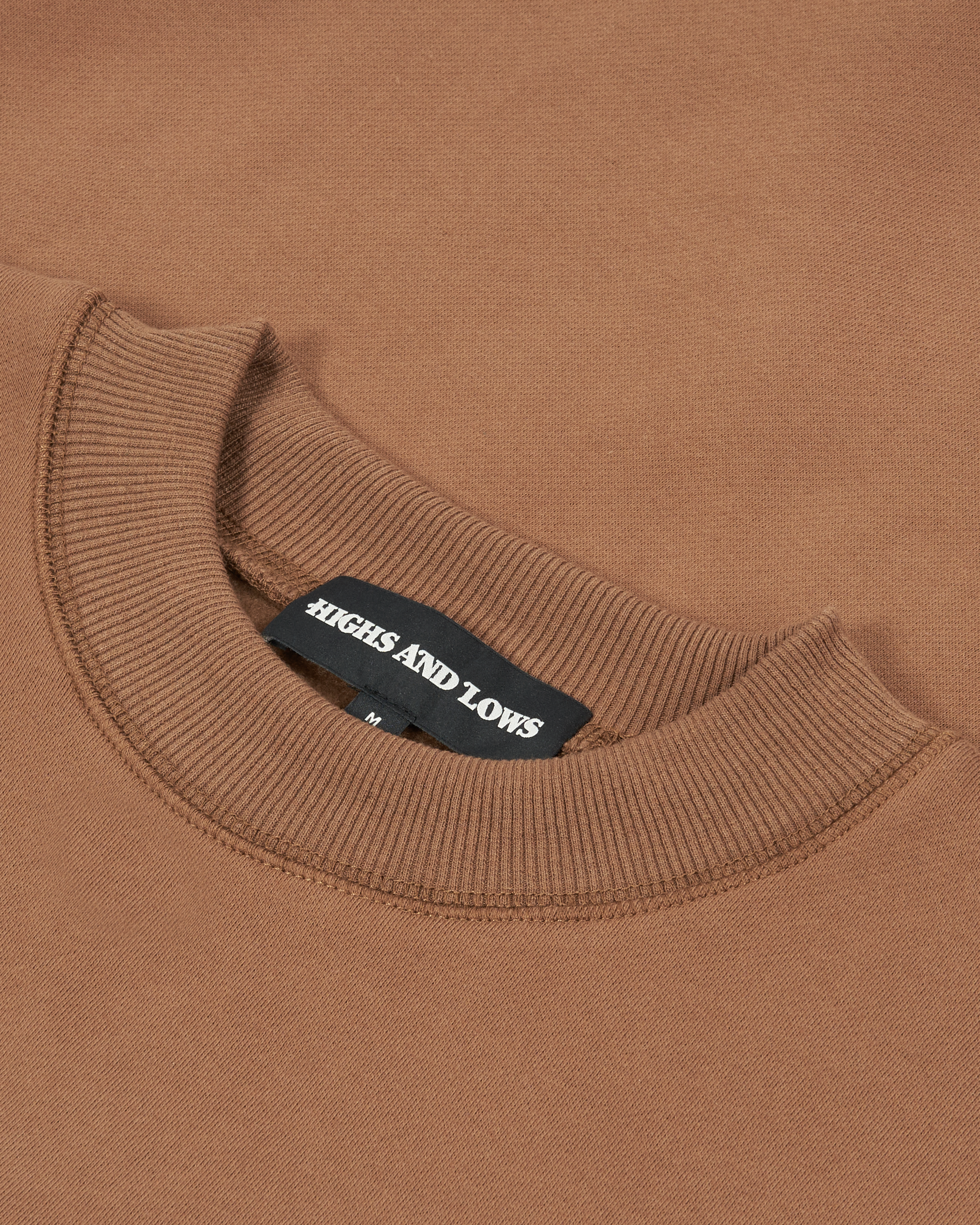 Fleece Crewneck Sweatshirt - Chocolate Brown