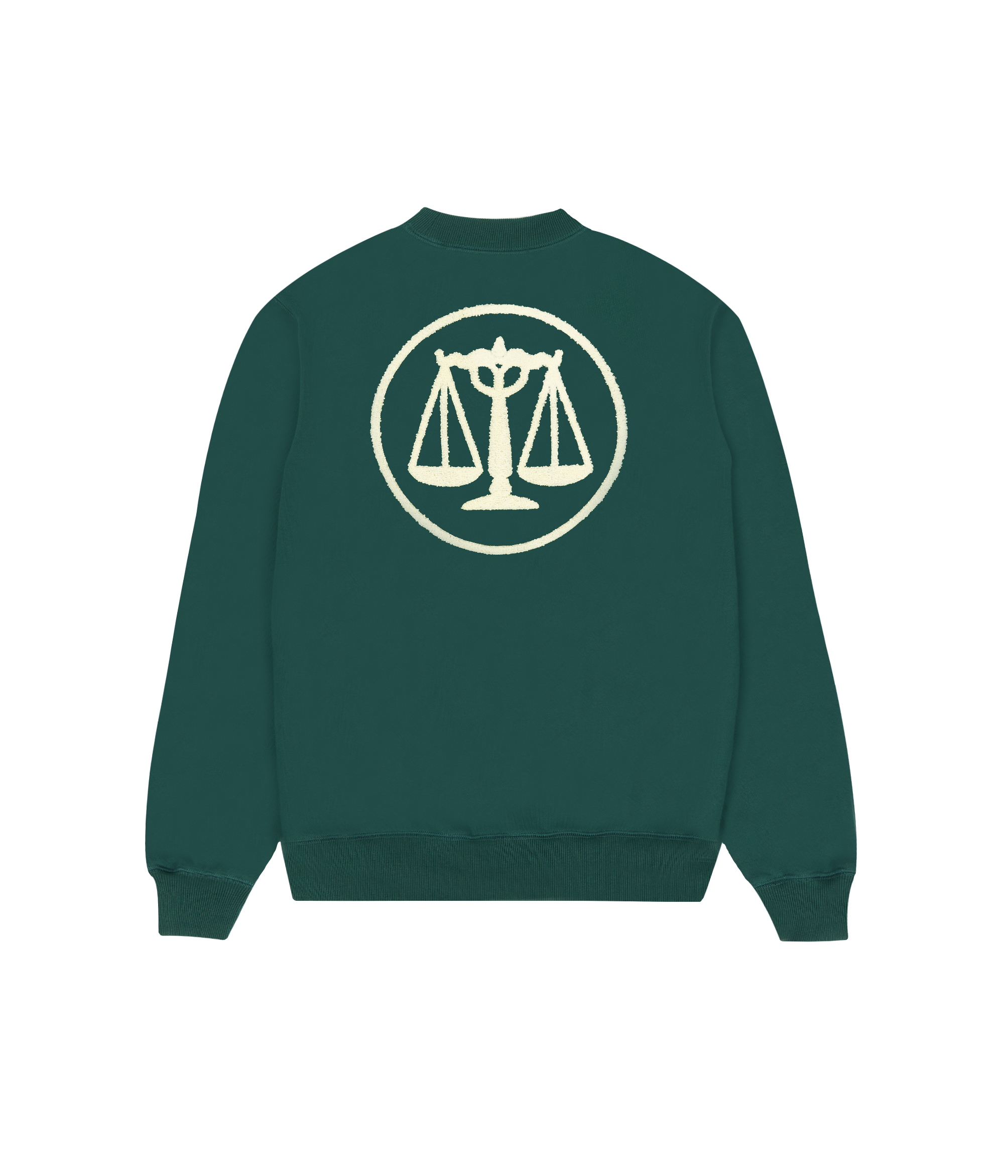 Fleece Crewneck Sweatshirt - Emerald Green