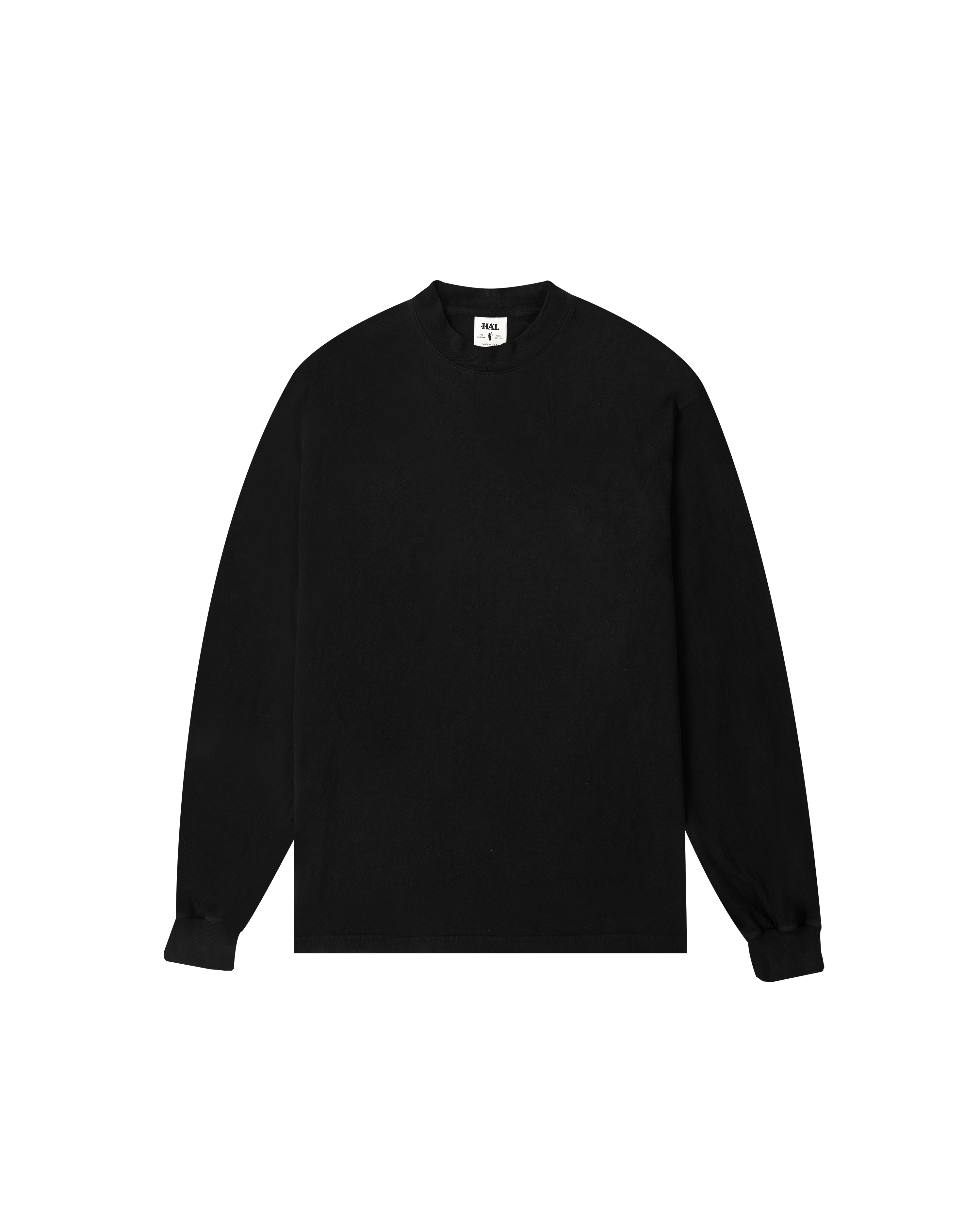 Simple L/S T-shirt - Black
