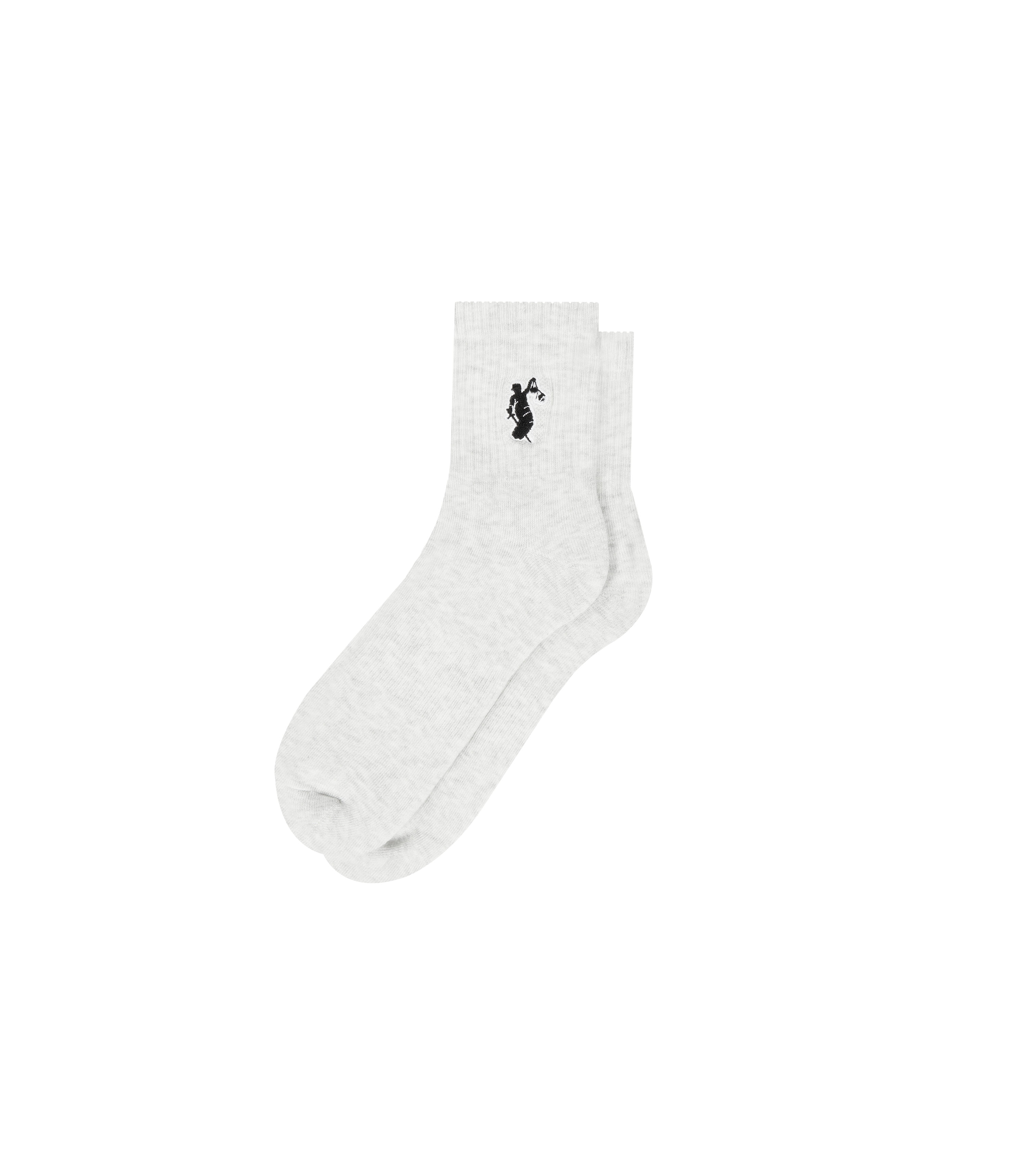 Lady Justice Socks Mid - Gray Marle