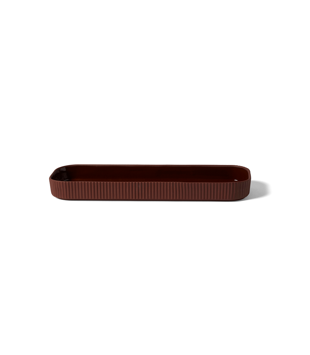 Facade Tray - Dark Terracotta