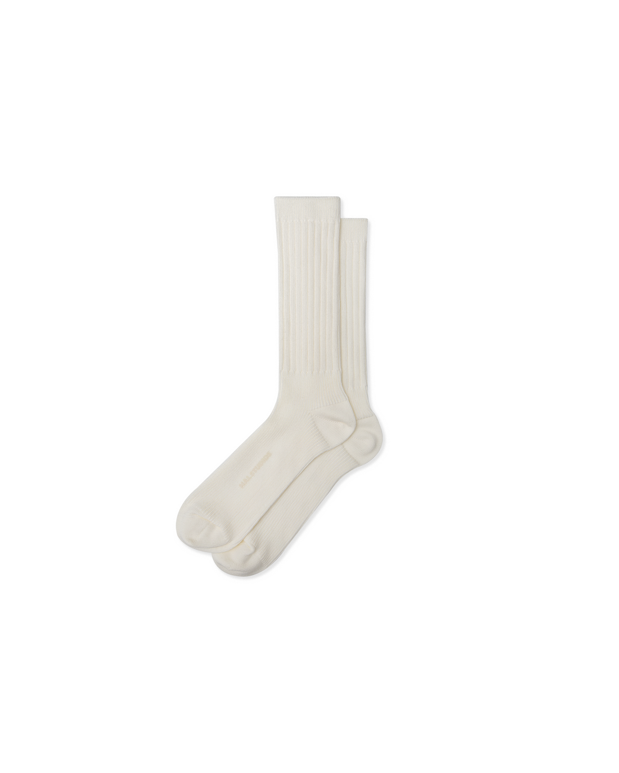 HEAVY GAUGE STUDIO SOCKS - OFF-WHITE