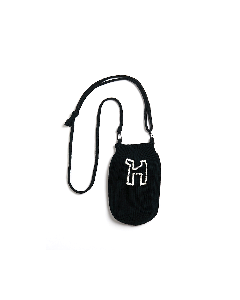 Trellis Pouch - Black / Ecru