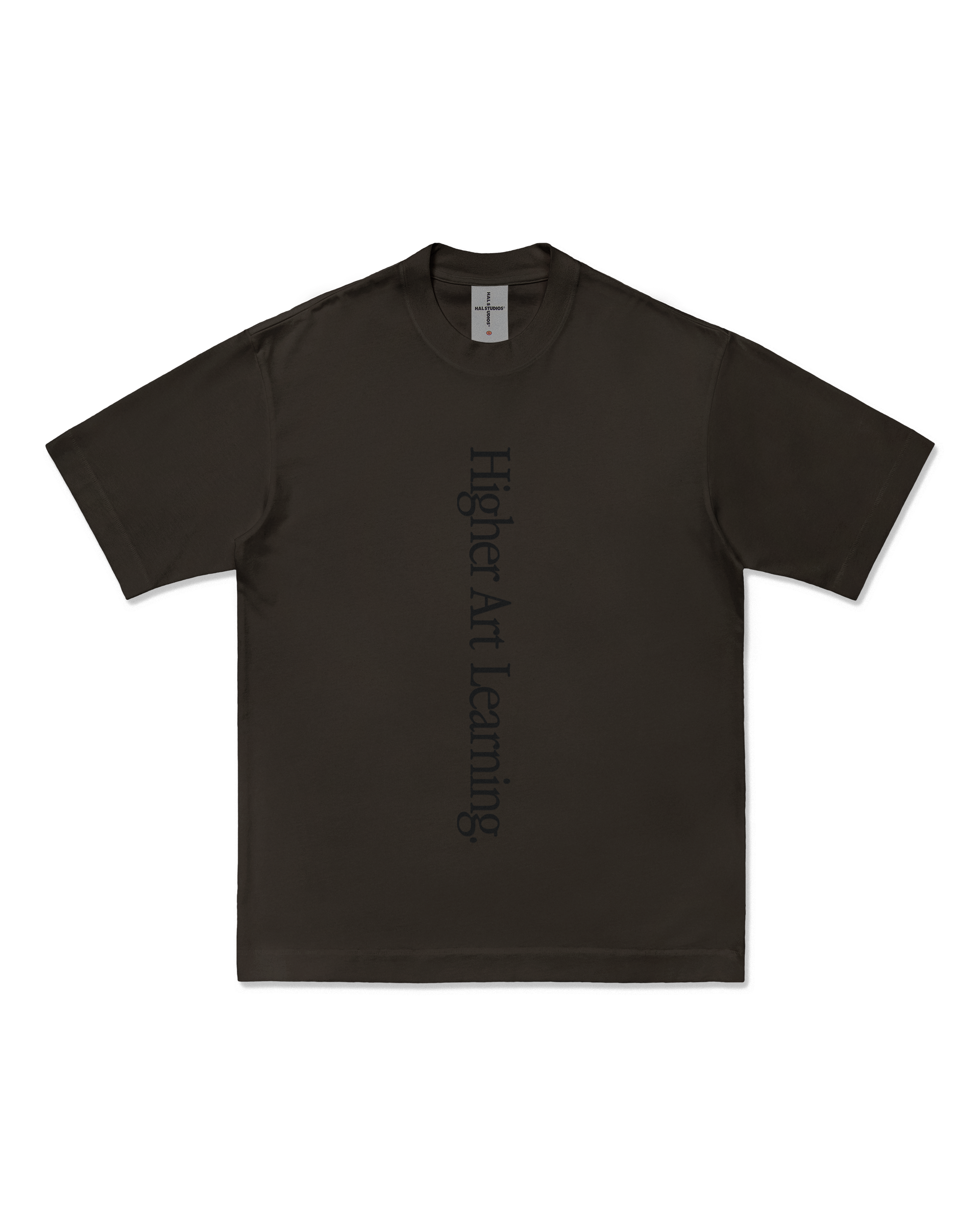 HIGHER ART LEARNING T-SHIRT - COFFEE