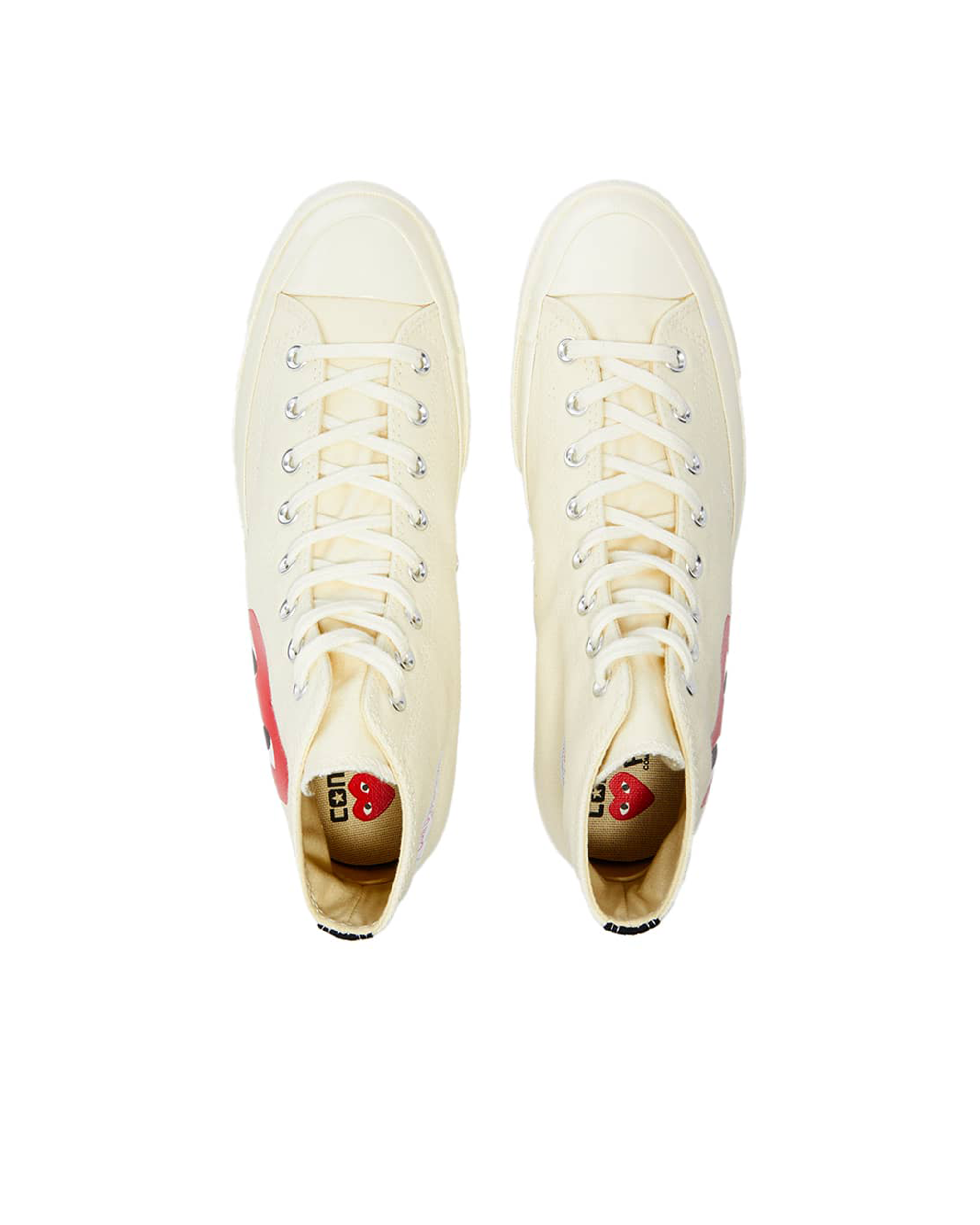 Converse CT70 High Big Heart - Milk / Red