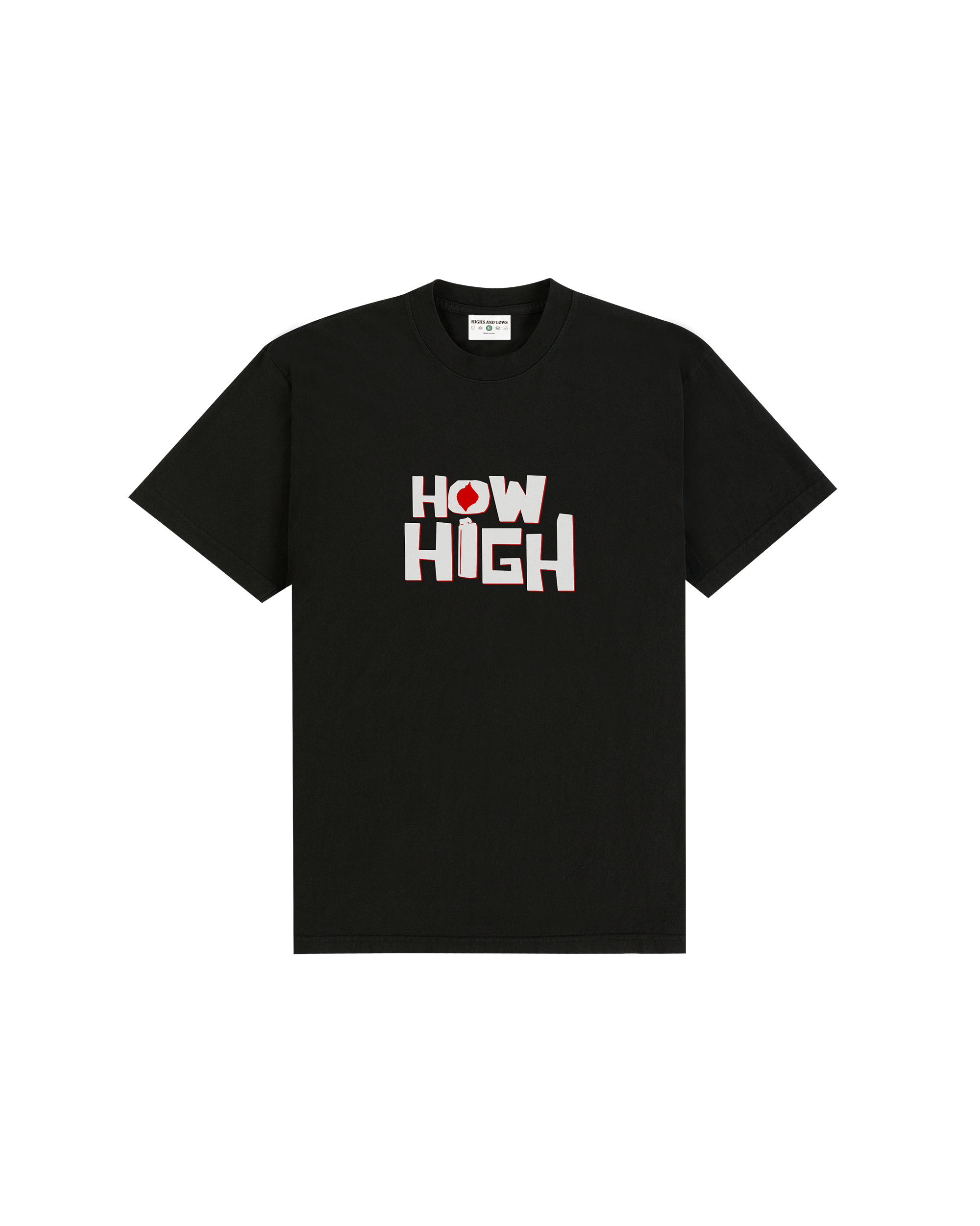 How High T-shirt - Black