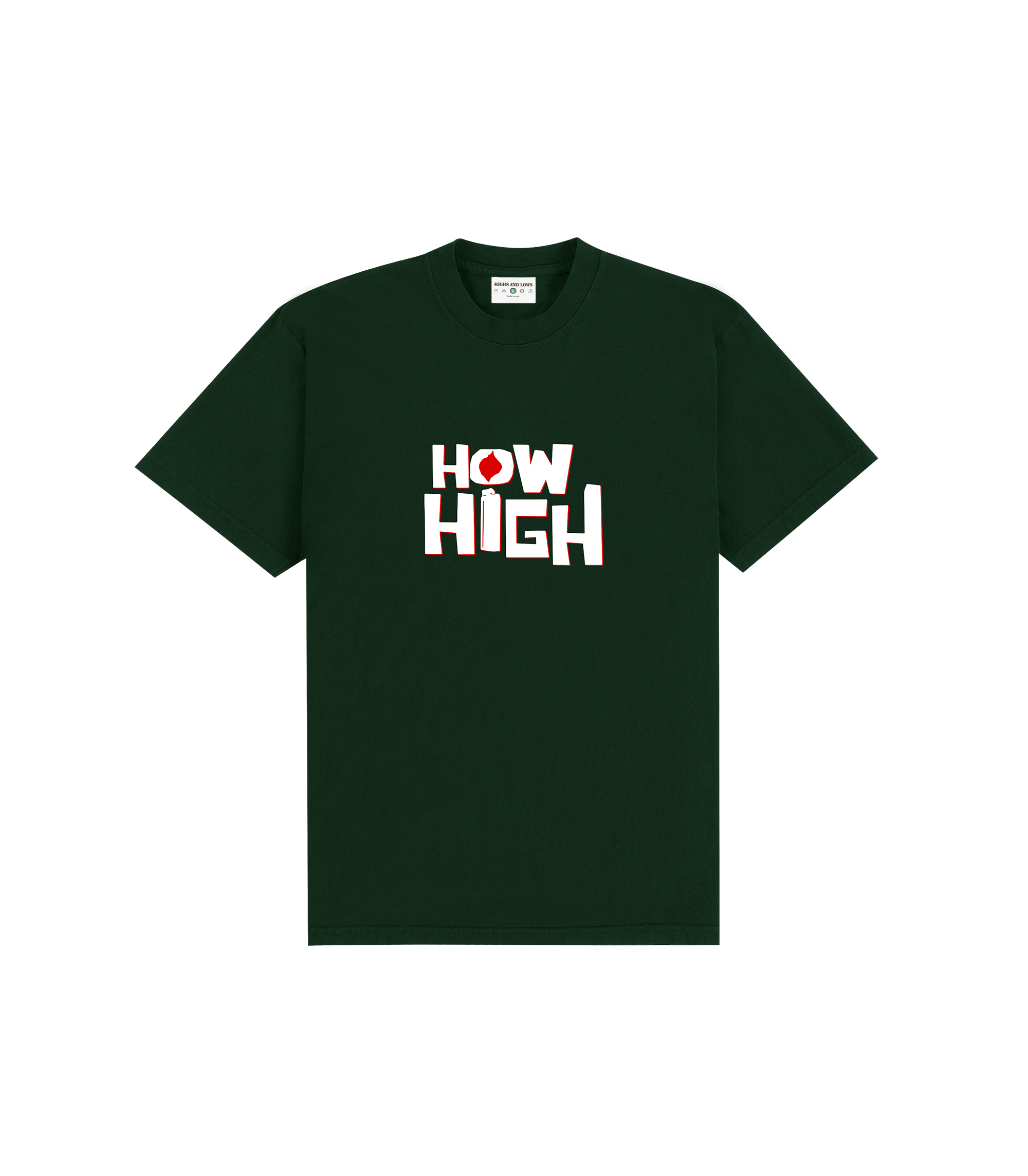 How High T-shirt - Ivy Green