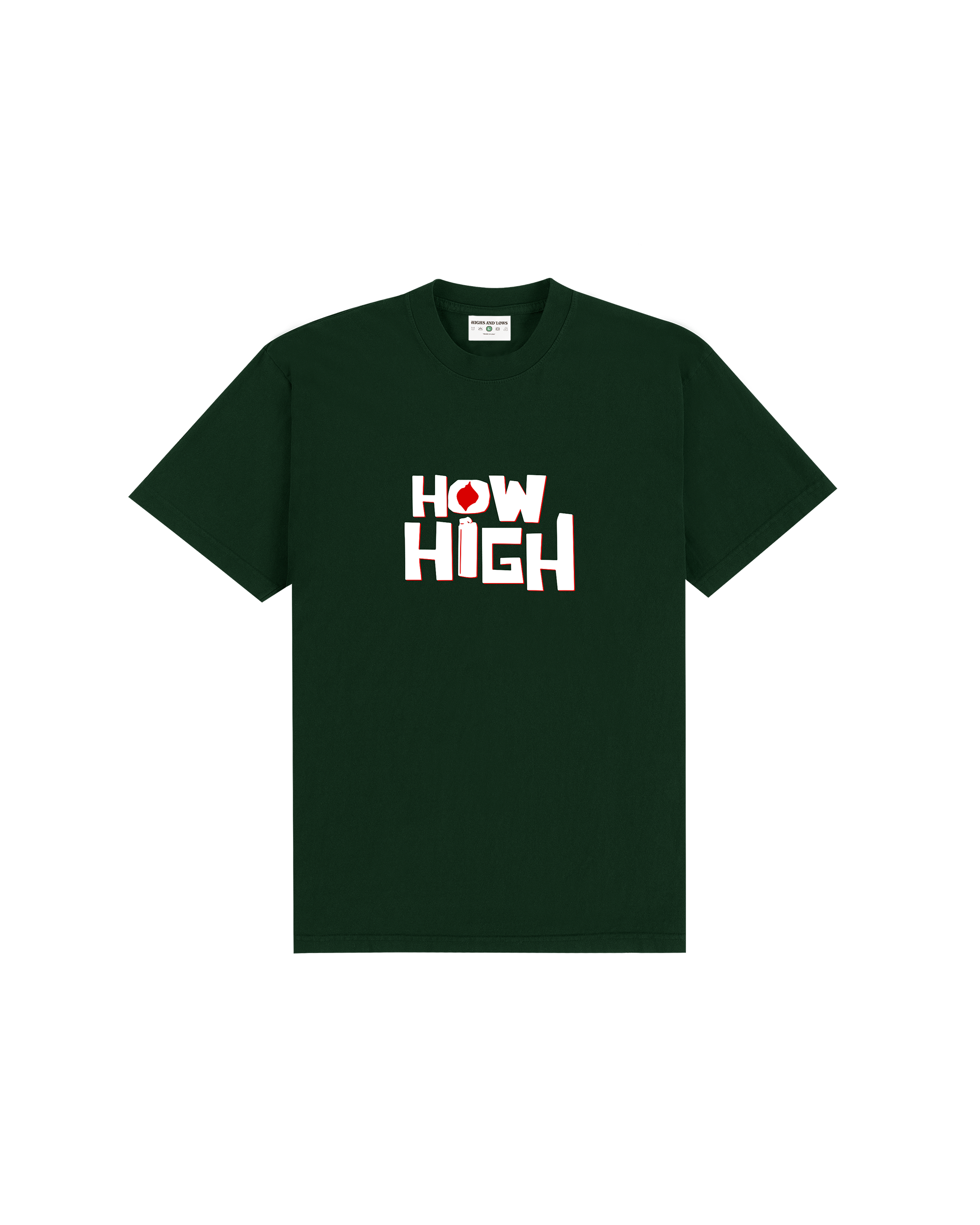 How High T-shirt - Ivy Green