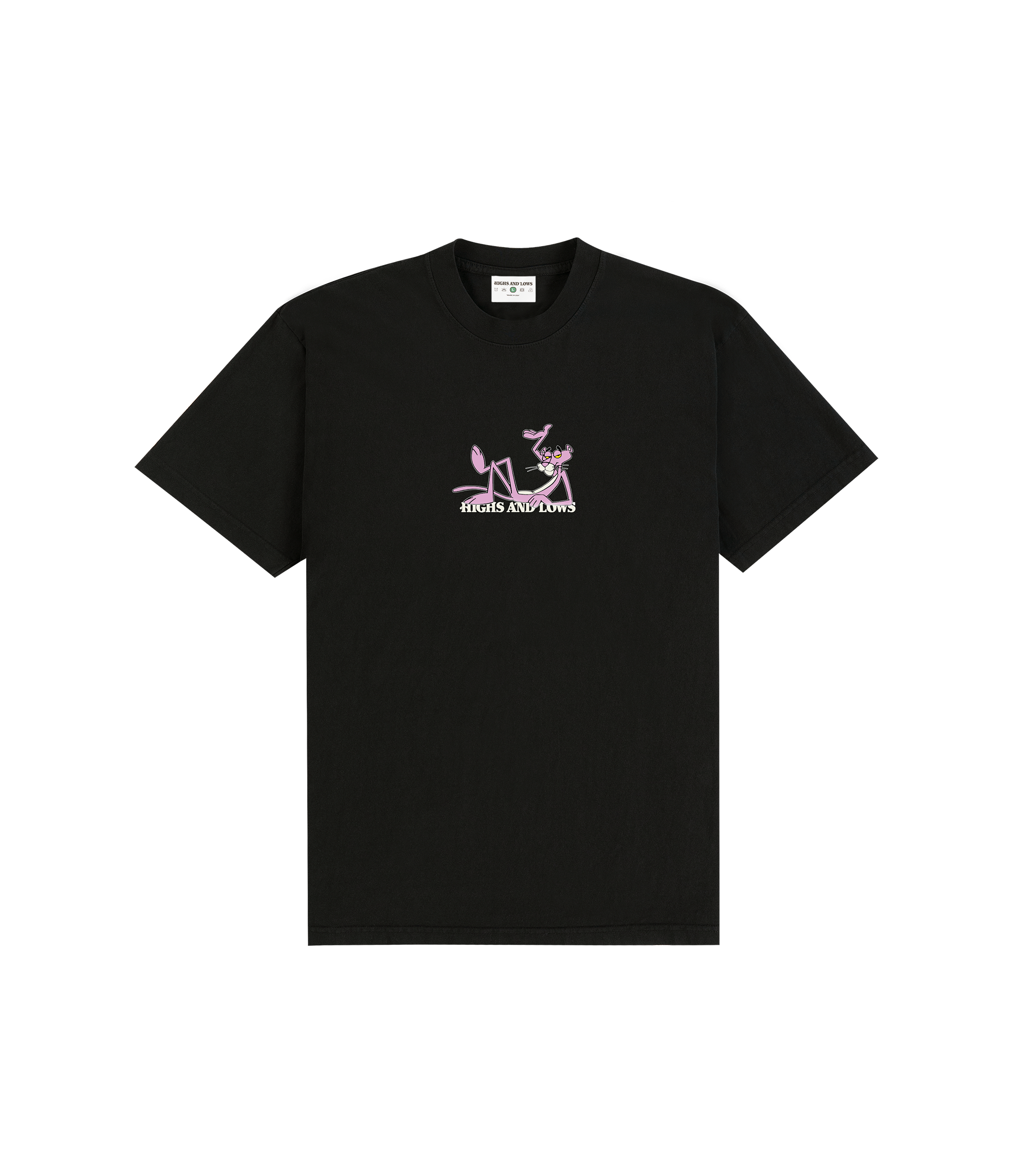 Pink Panther T-shirt - Black