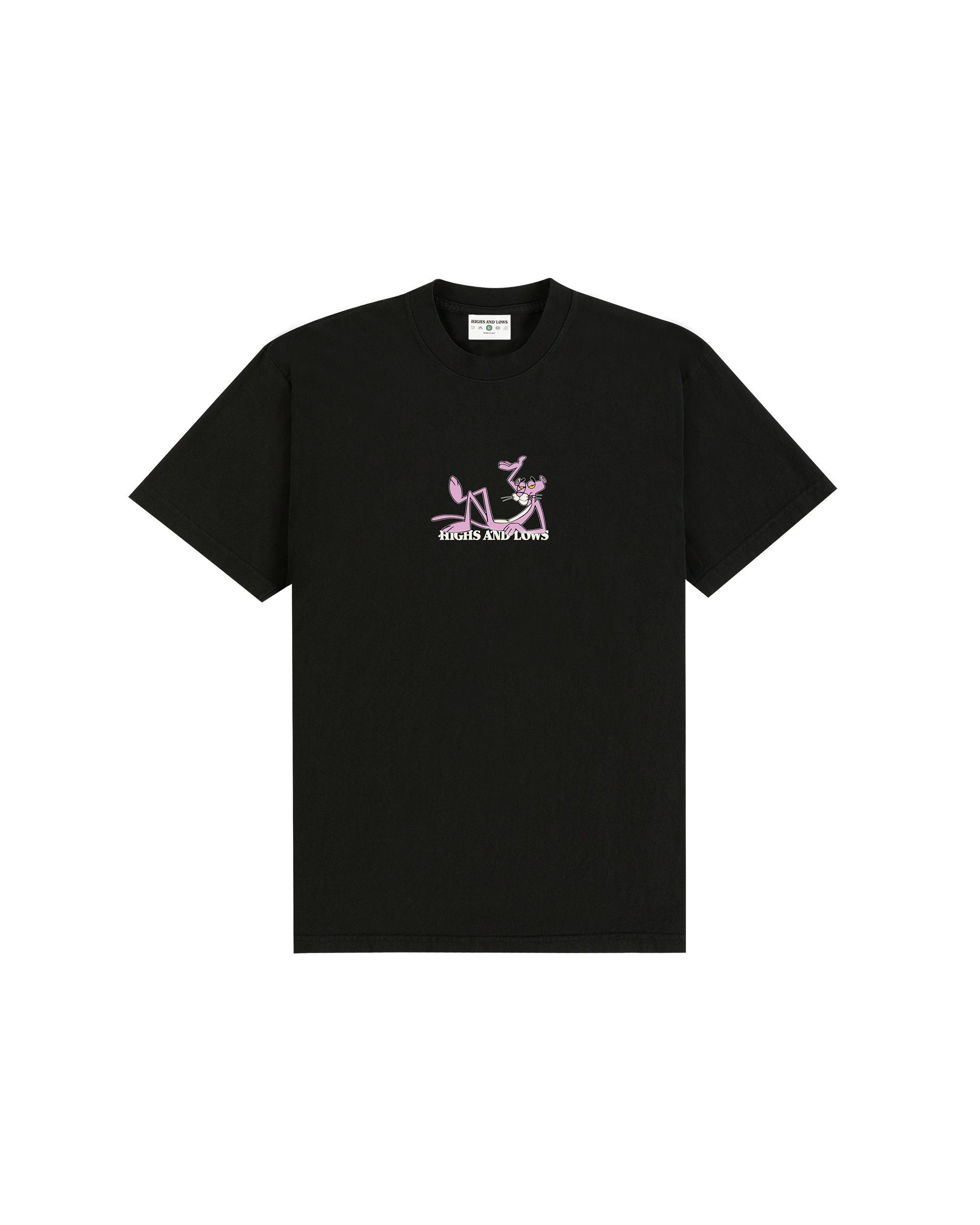 Pink Panther T-shirt - Black