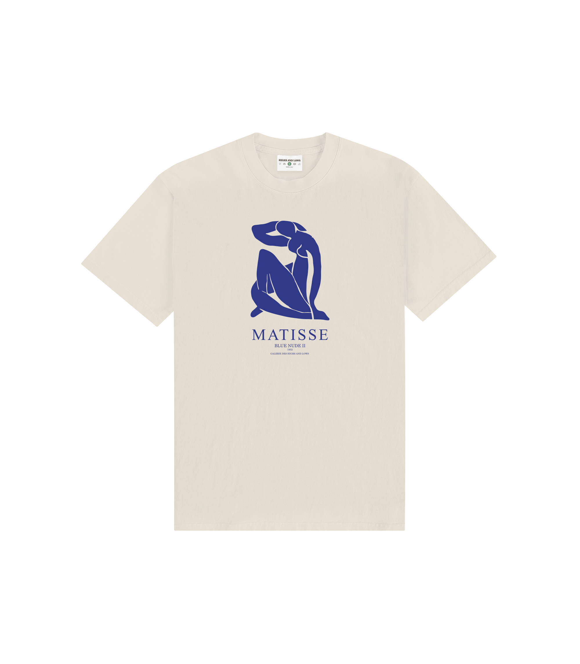 Blue Nude T-shirt - Crème