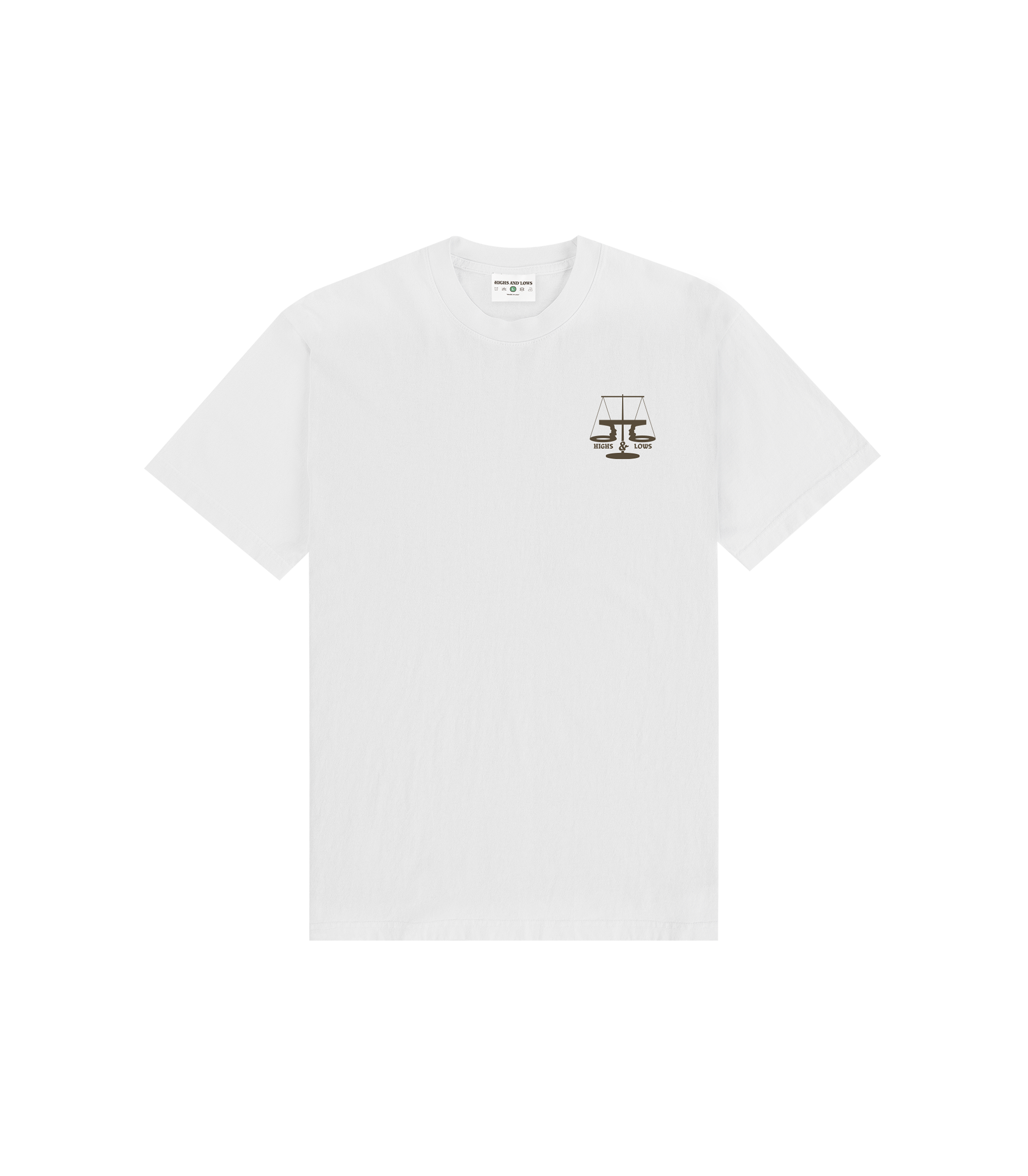 Justice Scale T-shirt - White