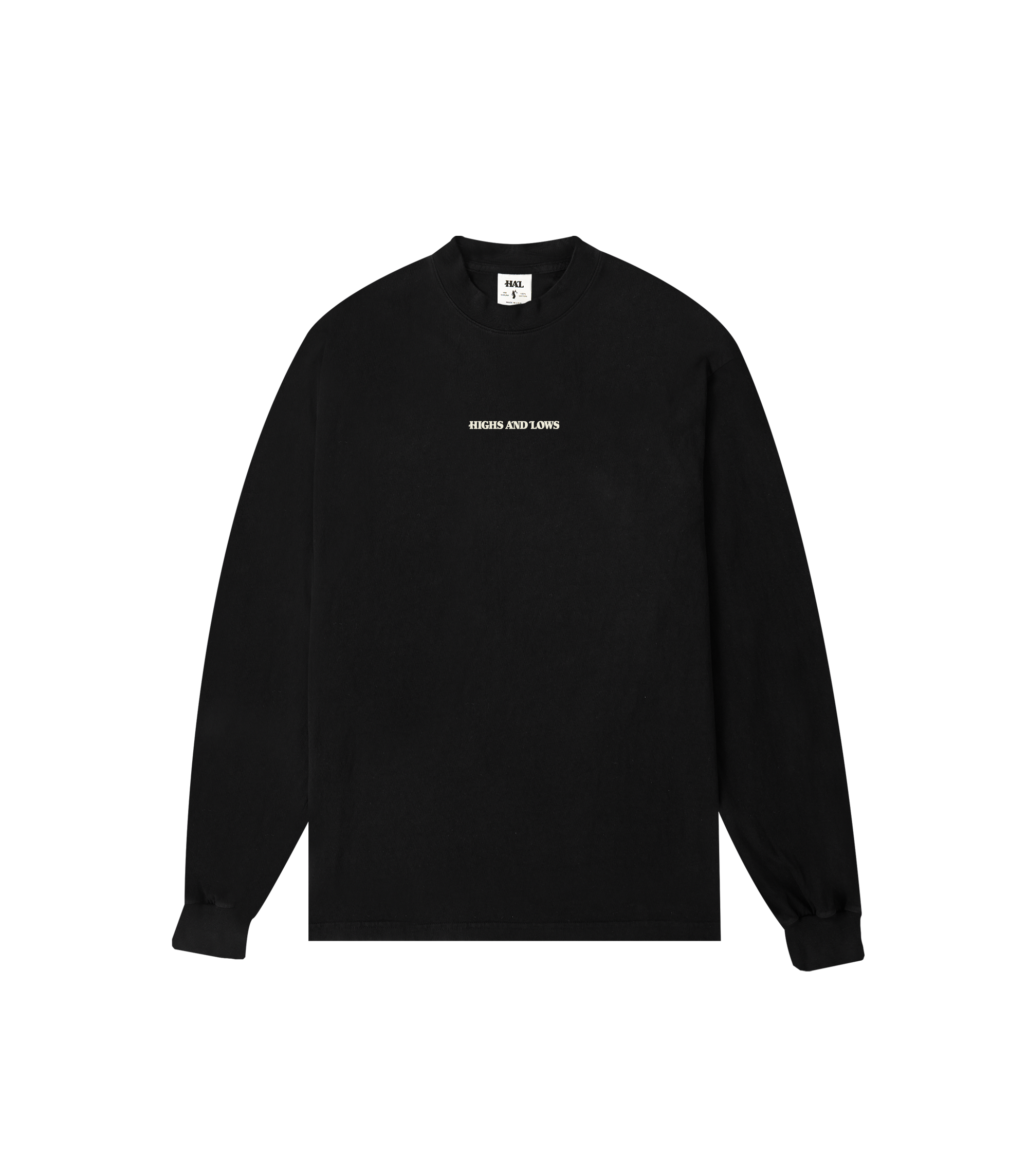 Bar Logo L/S T-shirt - Black