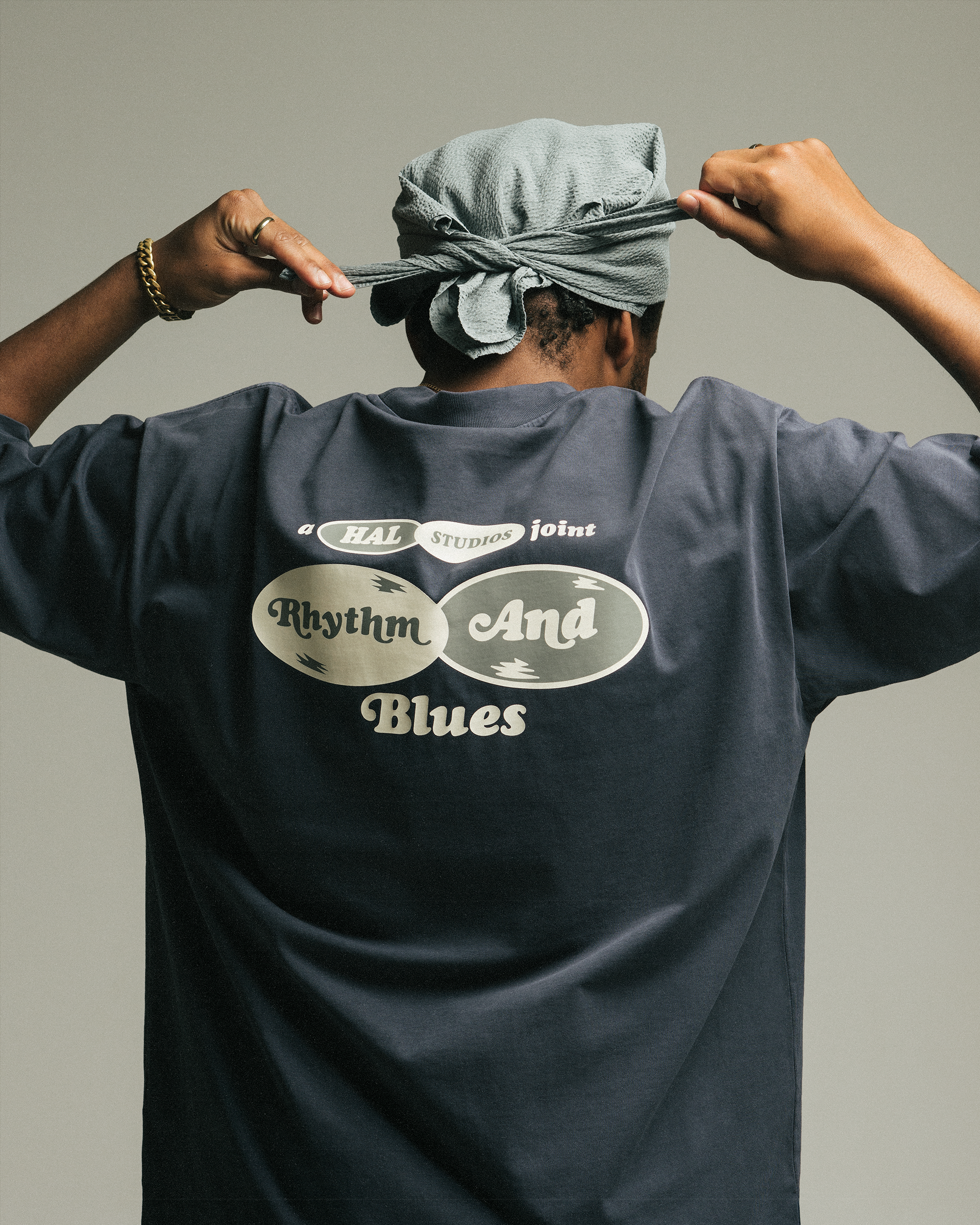 A HAL STUDIOS JOINT T-SHIRT - GRAPHITE