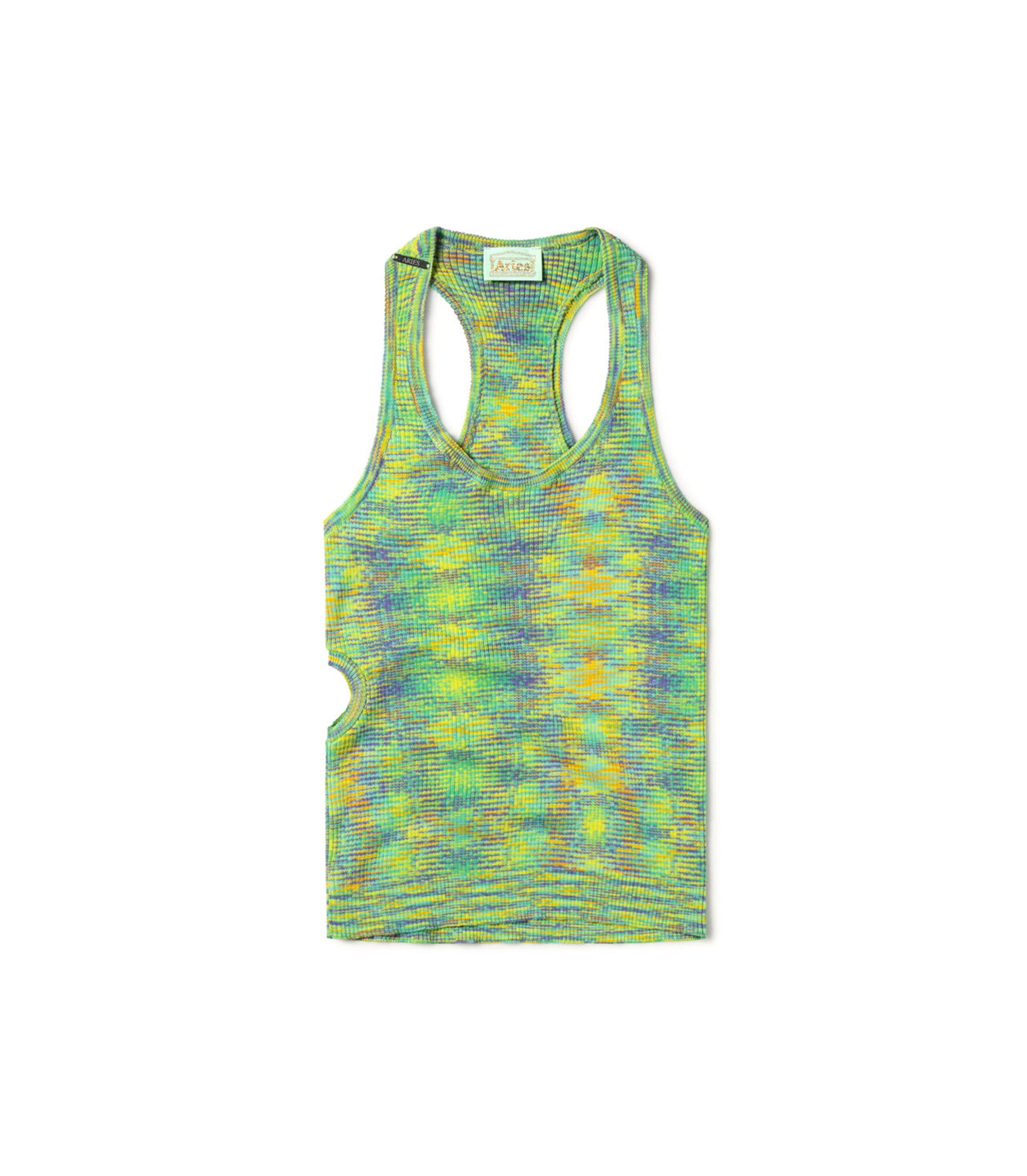 Holey Space Dye Vest - Green