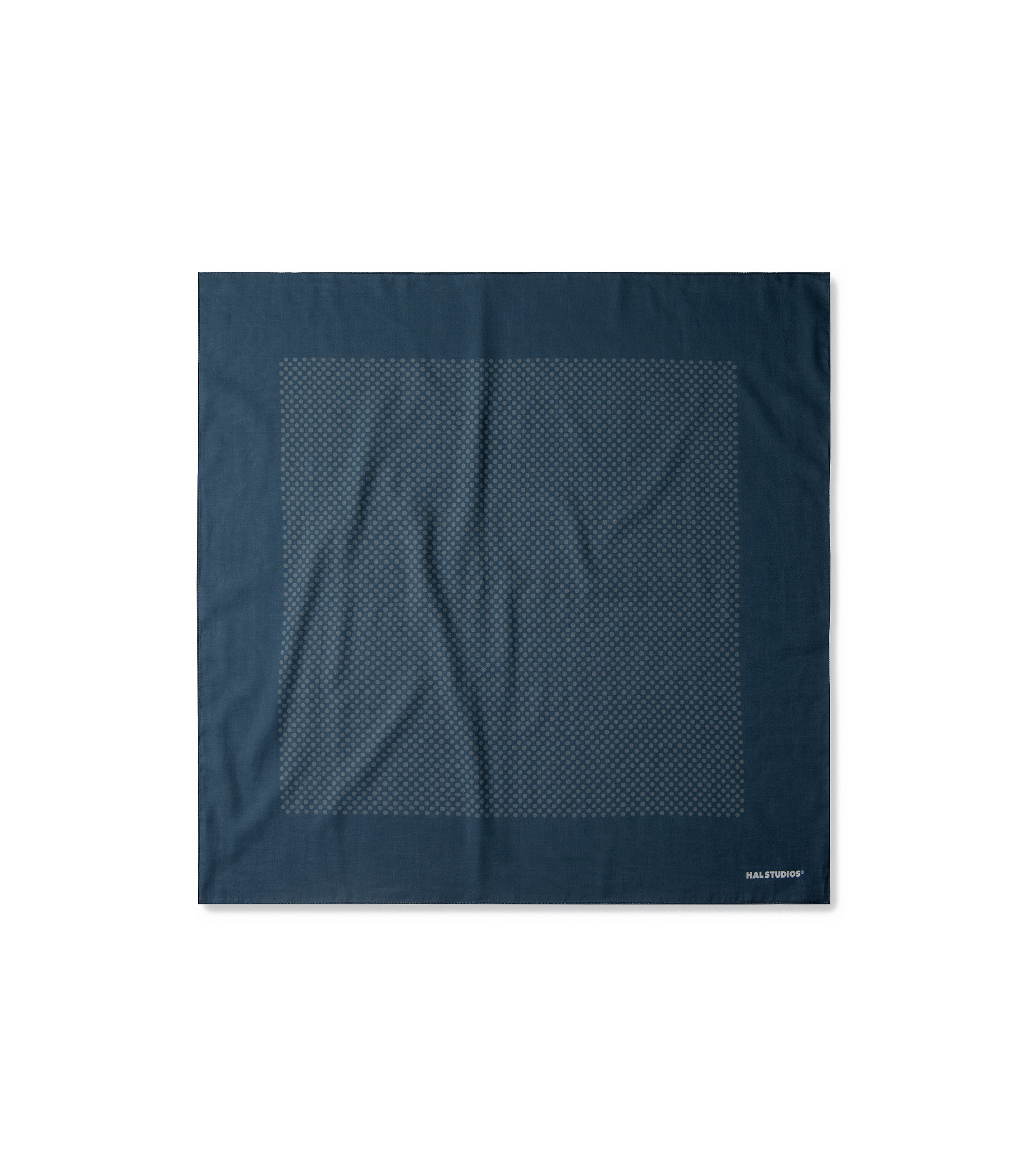 HALFTONE BANDANNA - NAVY