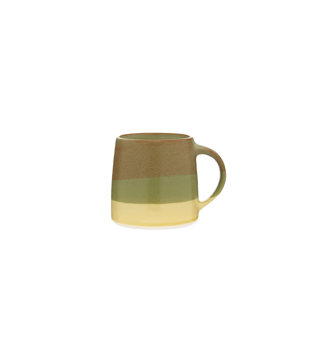 SCS-S03 Mug 320ml - Moss Green / Yellow