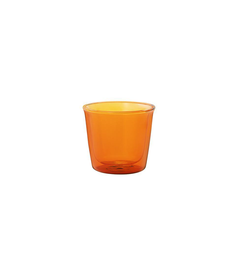 Double Wall Amber Sepia Glass - 250ml