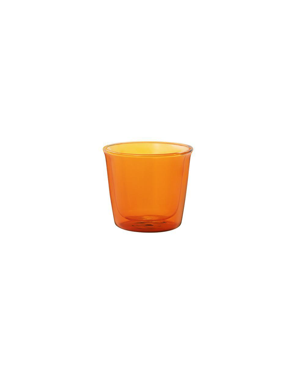 Double Wall Amber Sepia Glass - 250ml