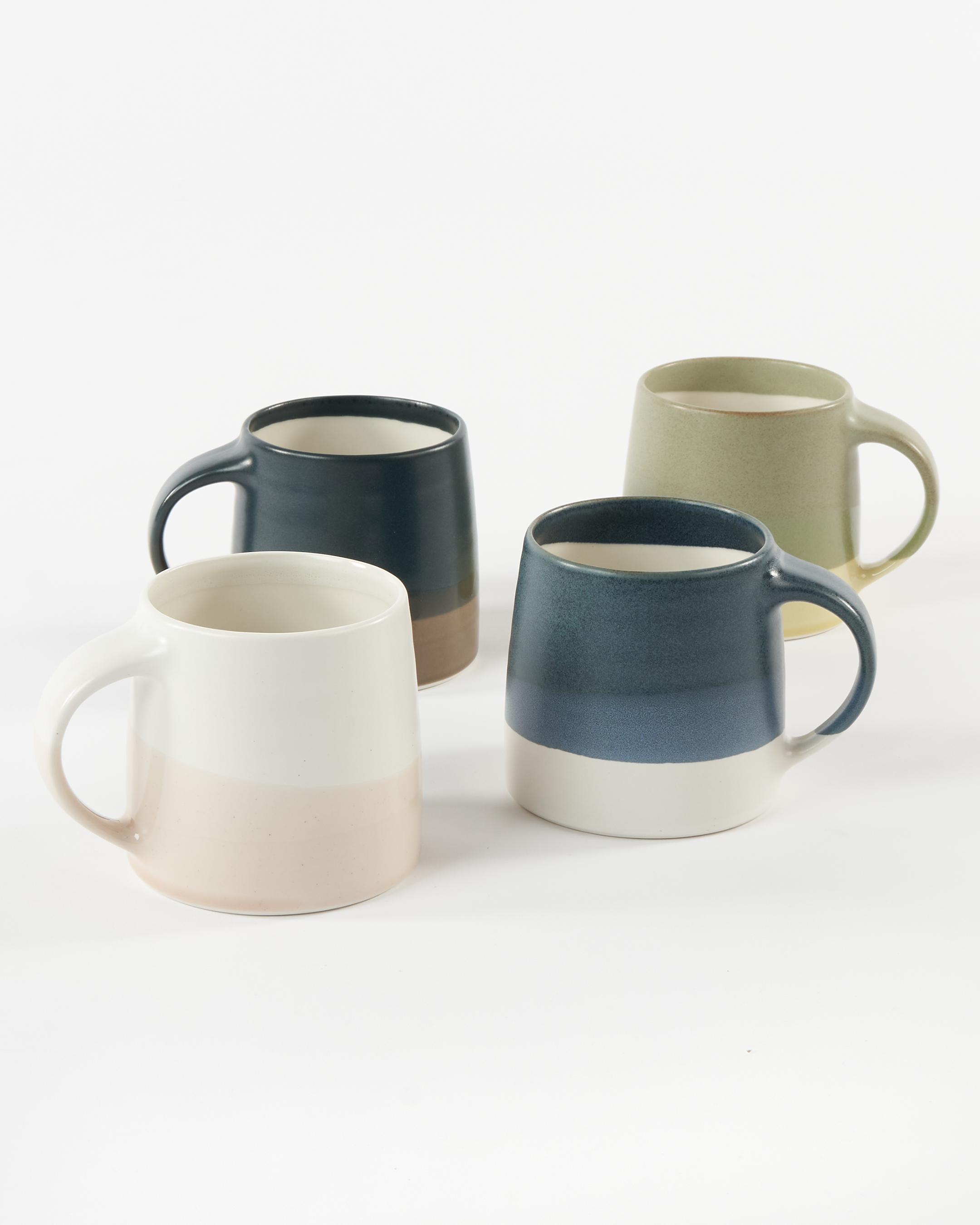 SCS-S03 Mug 320ml - Moss Green / Yellow