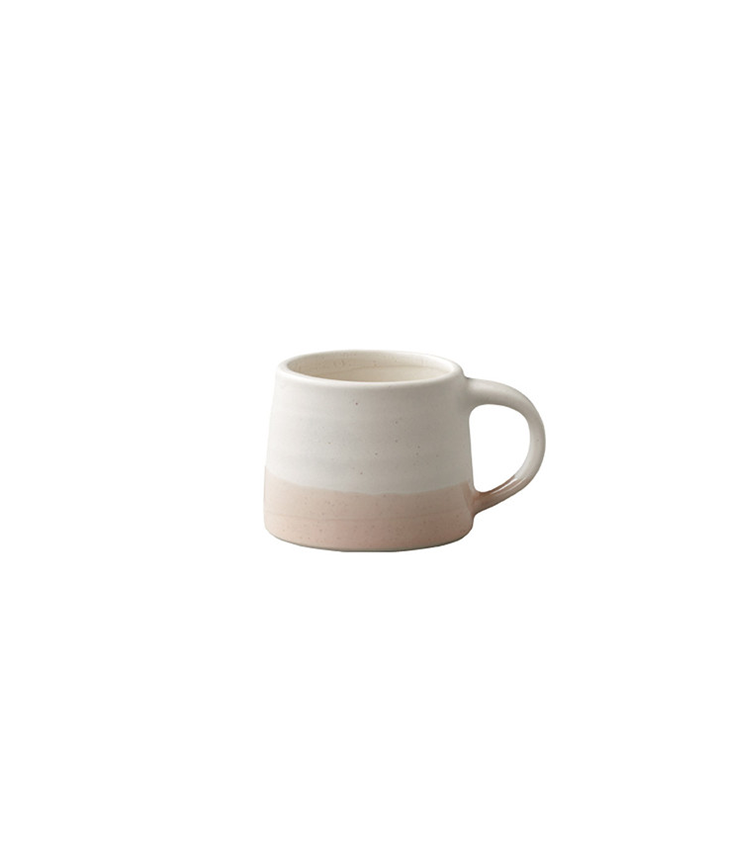 SCS-S03 Mug 110ml - White / Pink Beige