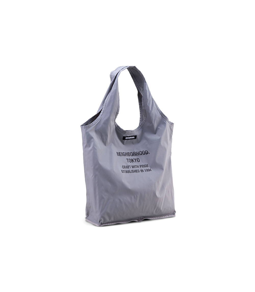 Packable Tote Bag - Gray