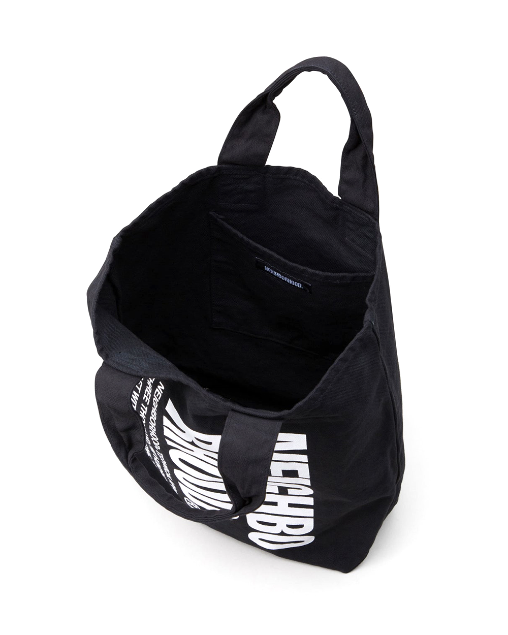 Garment Dyed Tote Bag - Black