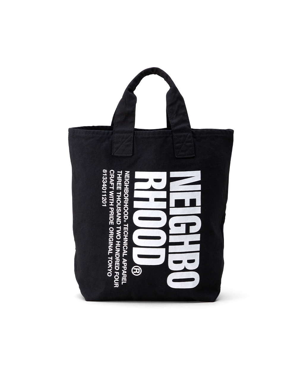 Garment Dyed Tote Bag - Black