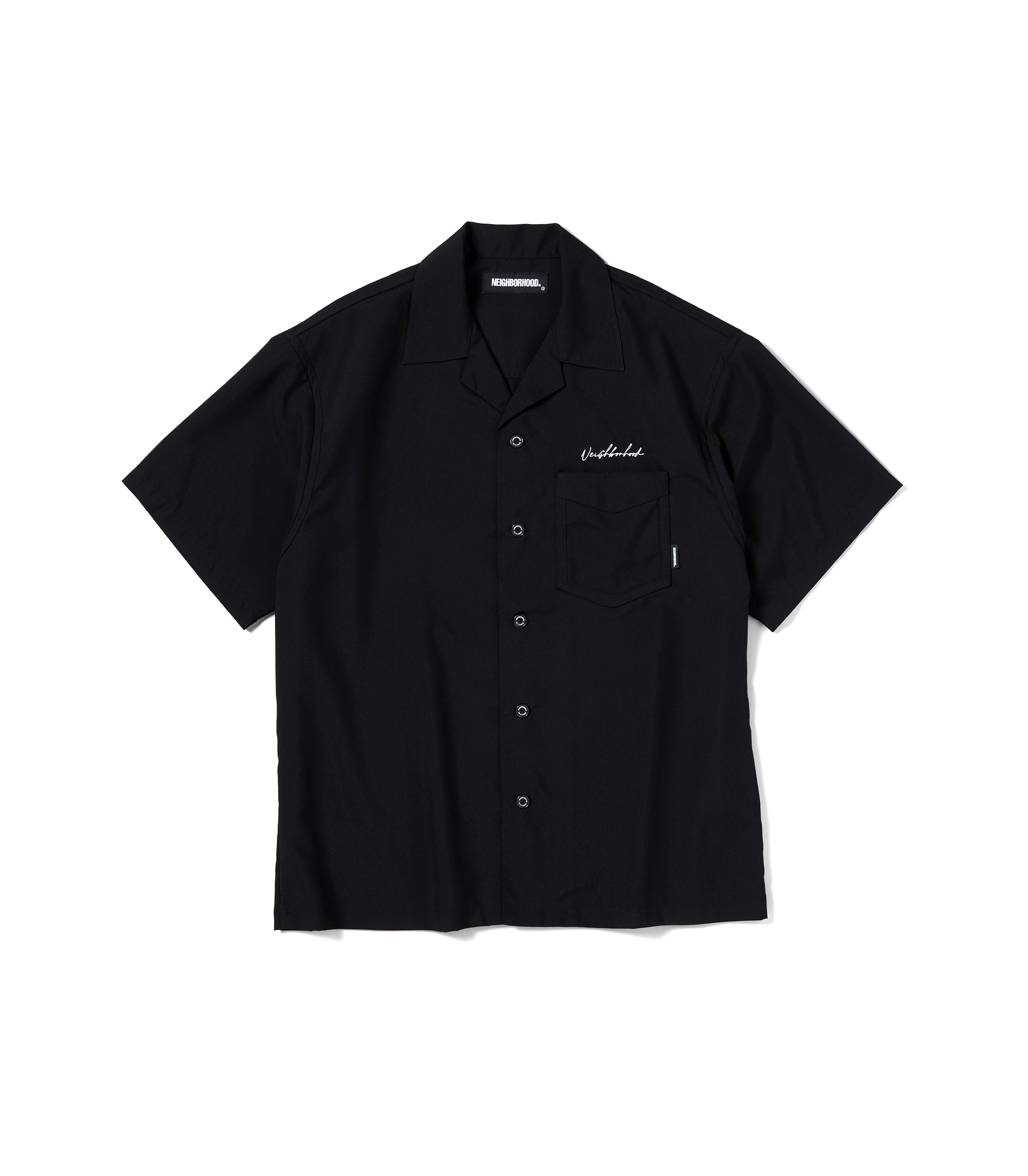 Piping S/S E-Shirt - Black