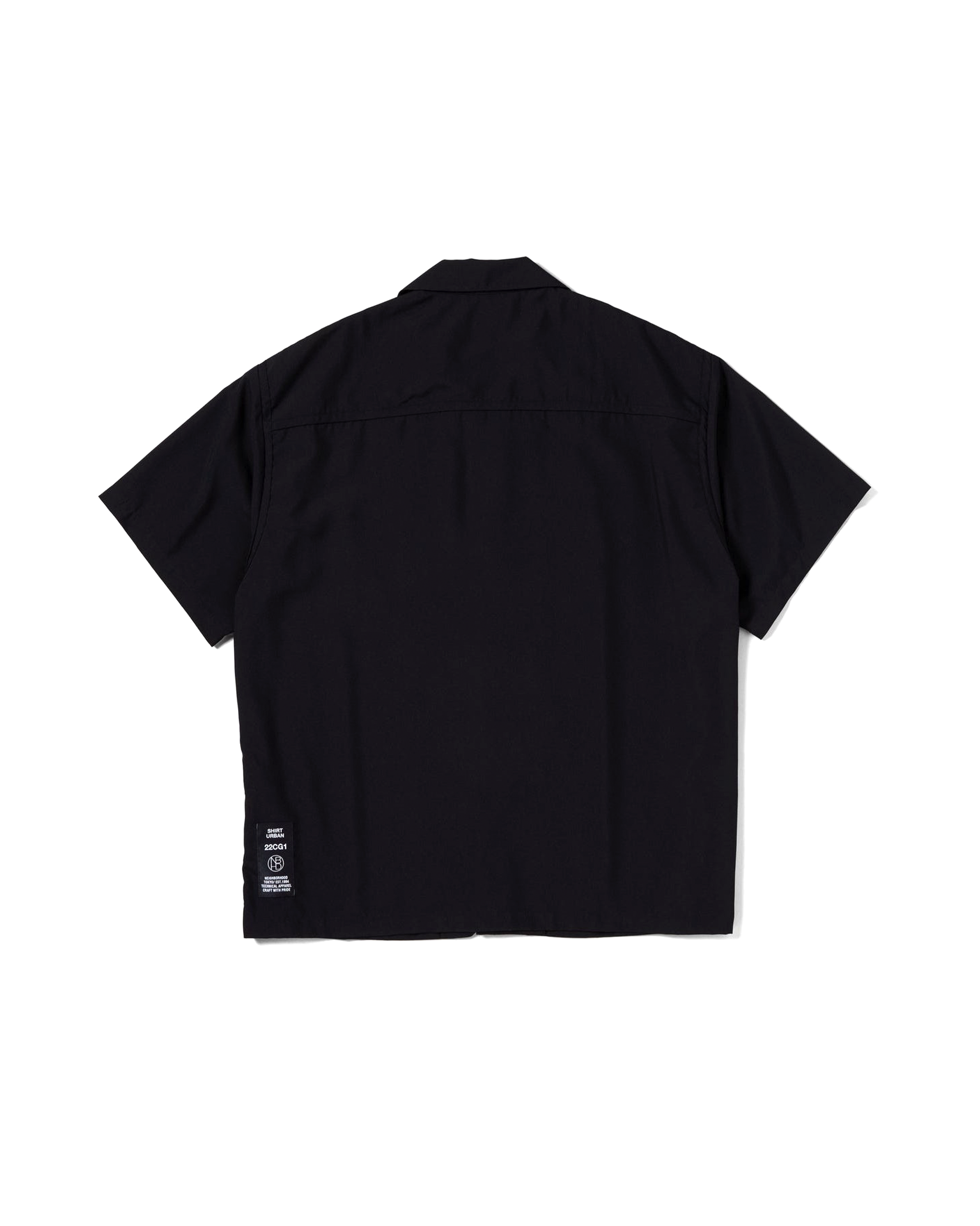 Piping S/S E-Shirt - Black