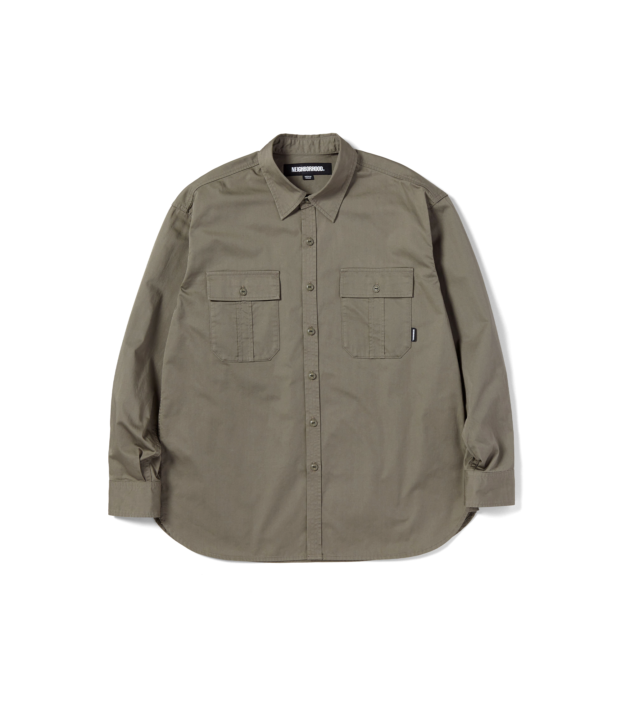 Officers L/S Shirt - Olive Drab