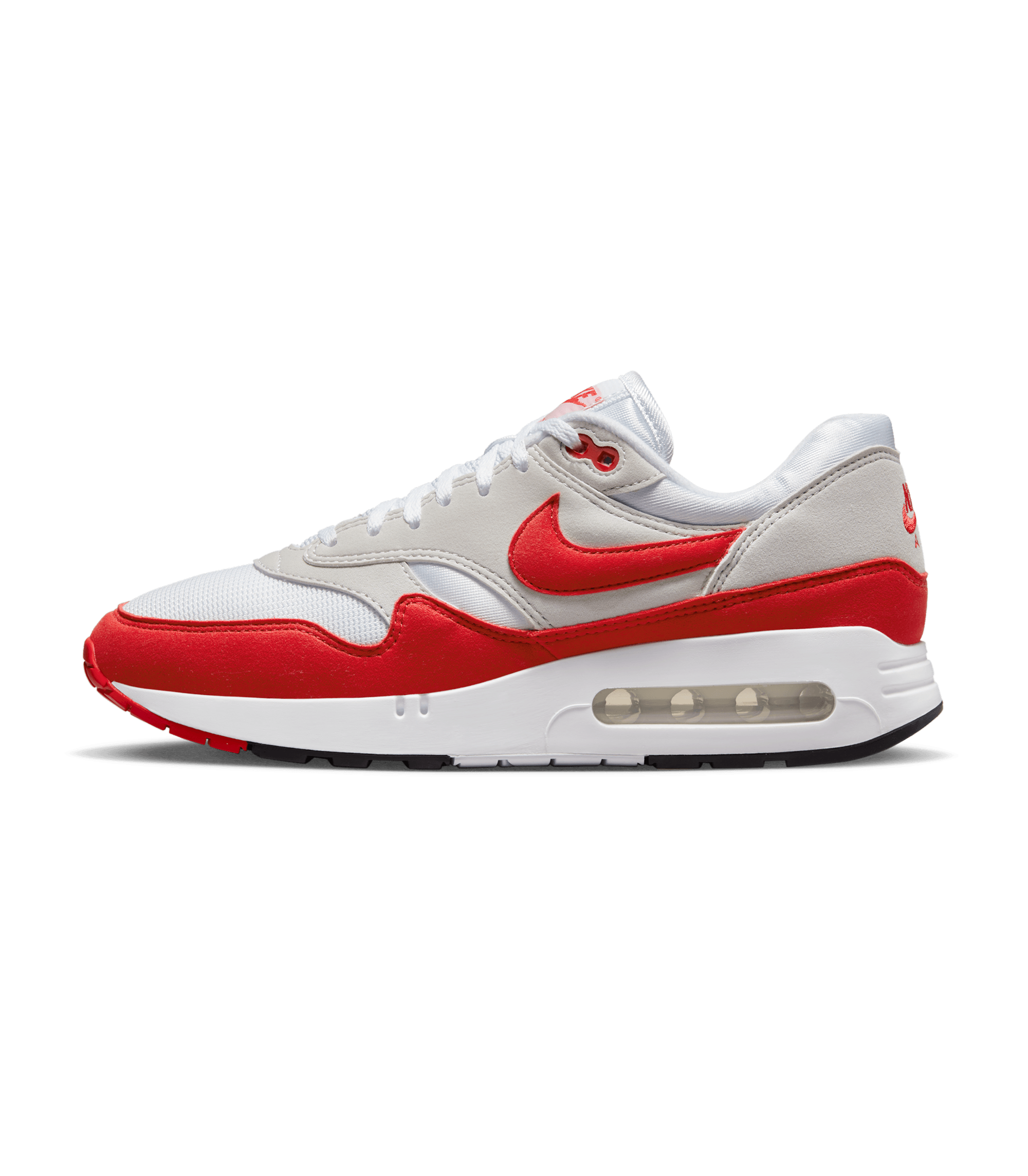 Air Max 1 '86 Premium - White / University Red / Light Neutral Gray