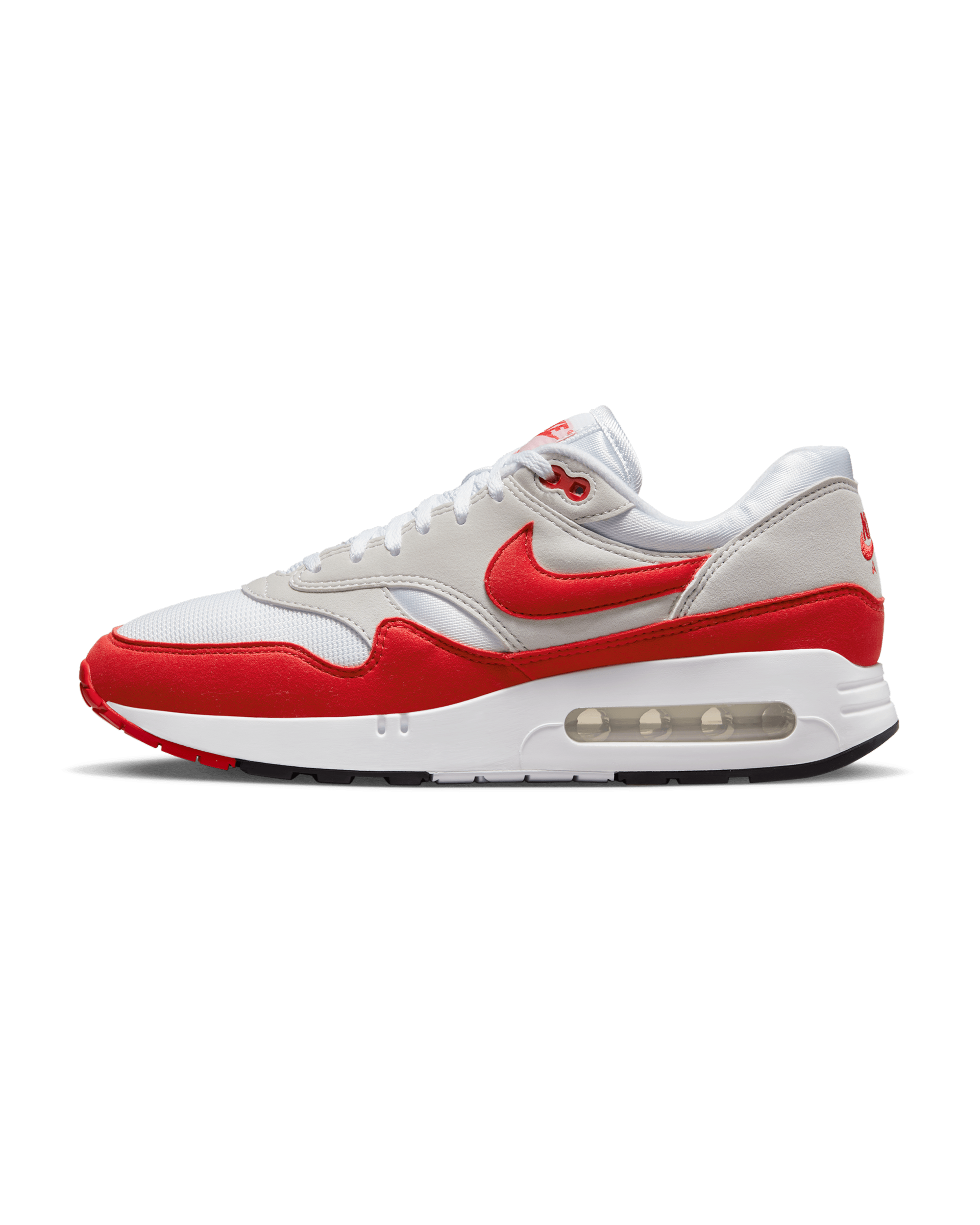 Air Max 1 '86 Premium - White / University Red / Light Neutral Gray