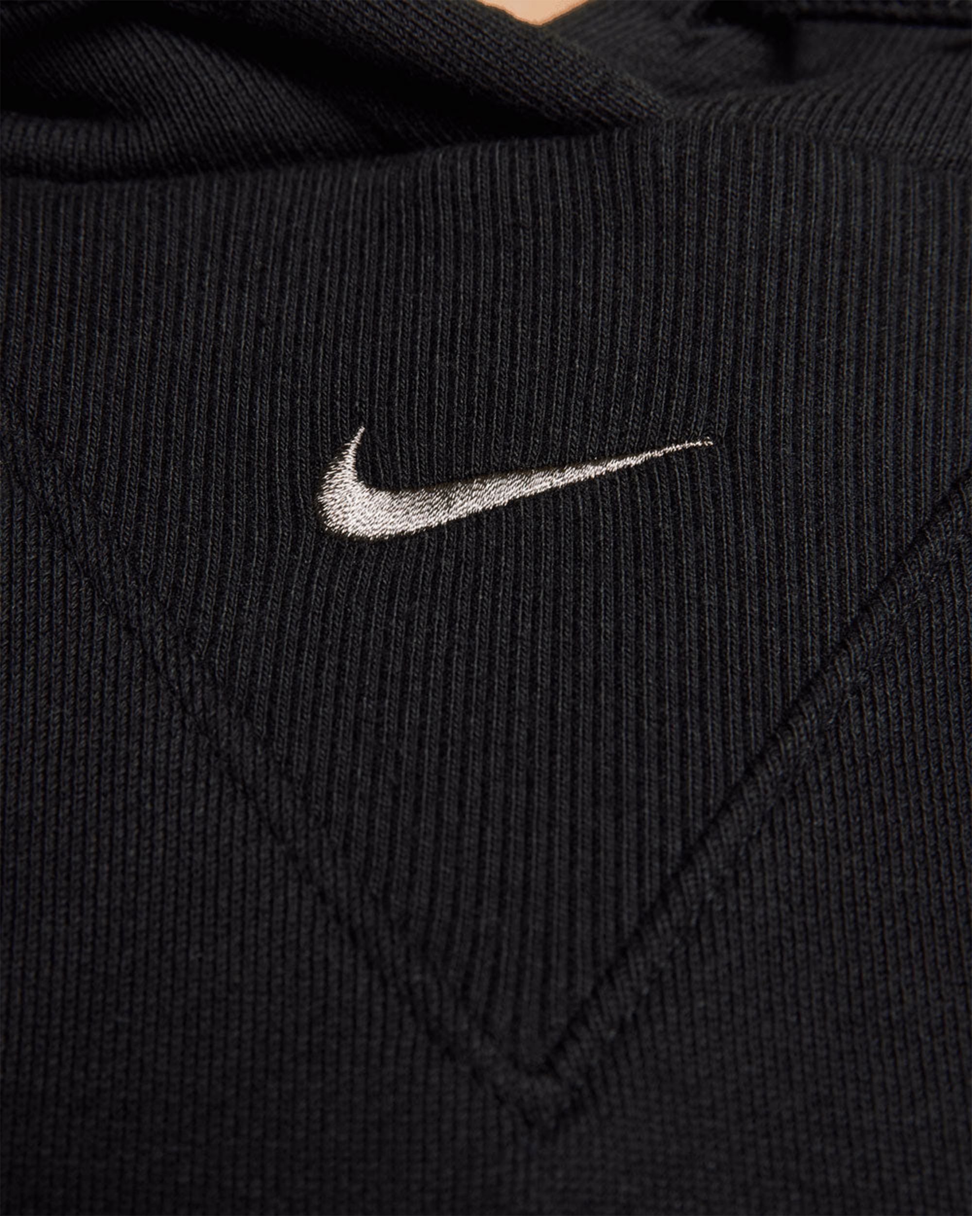 Womens NSW Oversized French Terry Hoodie - Black / Flat Pewter
