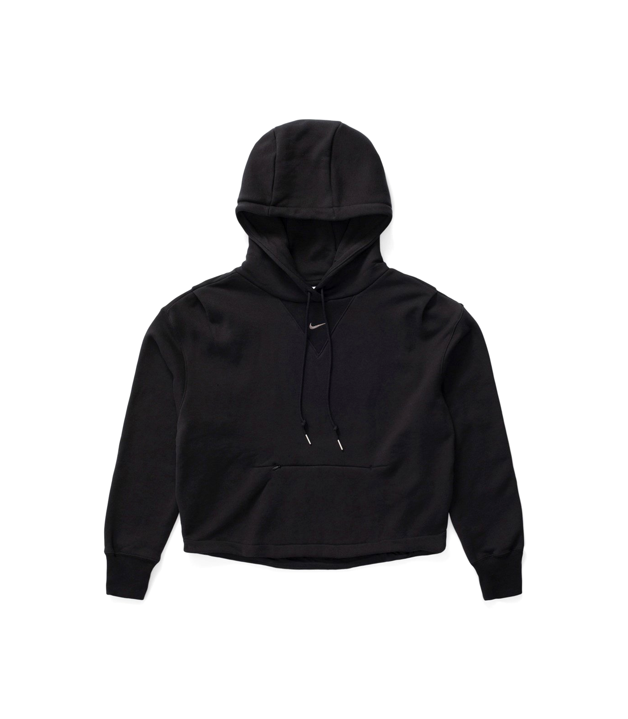 Womens NSW Oversized French Terry Hoodie - Black / Flat Pewter