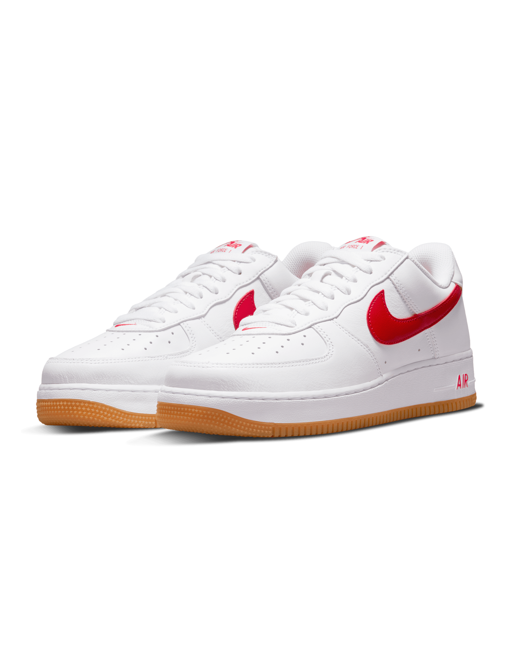 Air Force 1 Low Retro - White / University Red / Gum Yellow
