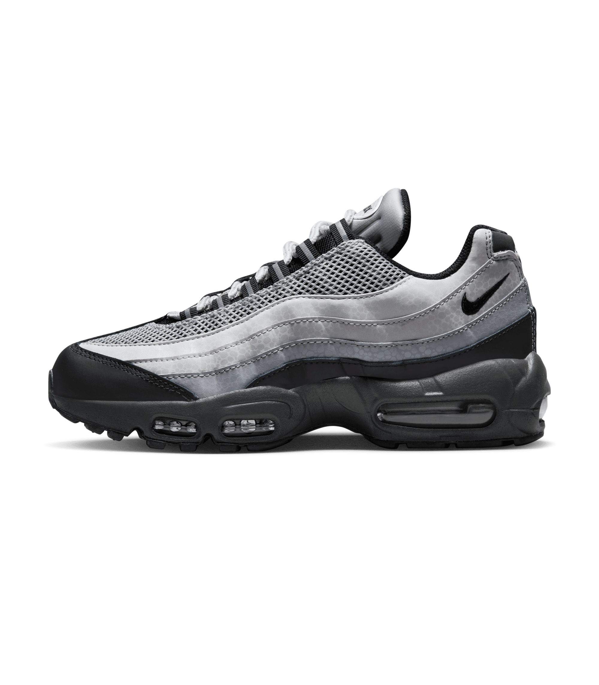 Womens Air Max 95 LX - Light Smoke Gray / Black / Sail