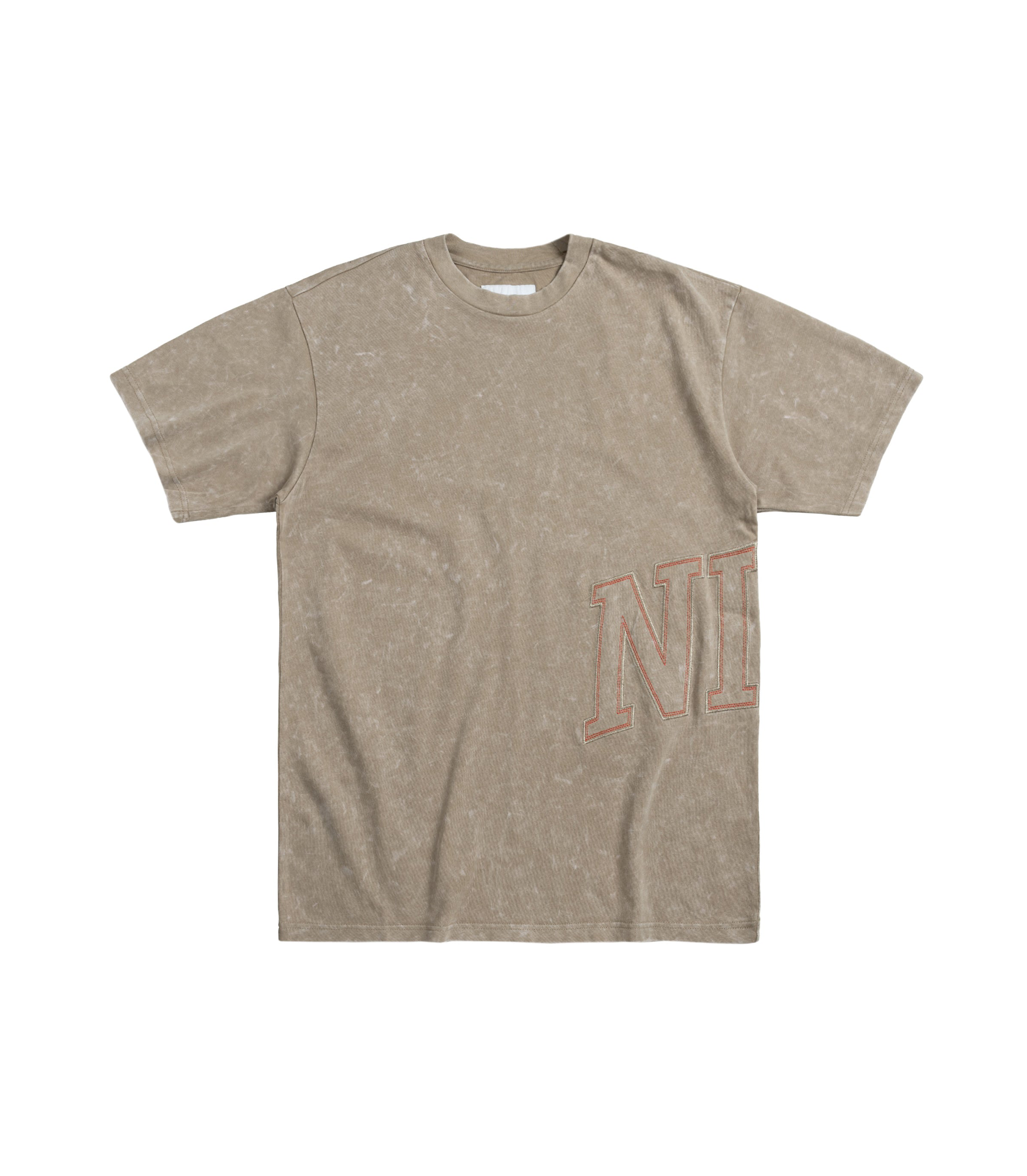 NRG Fadeaway T-shirt - Khaki / University Red