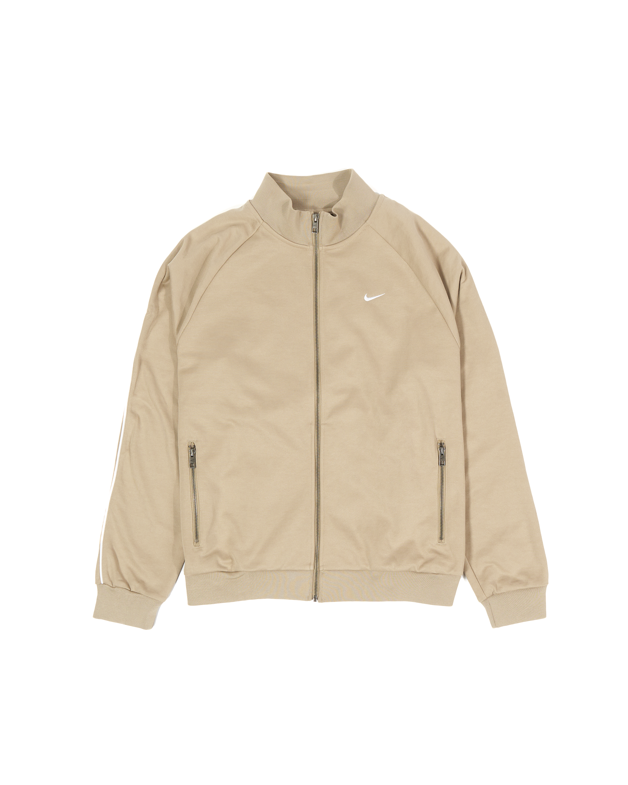 Authentics Track Jacket - Khaki / White