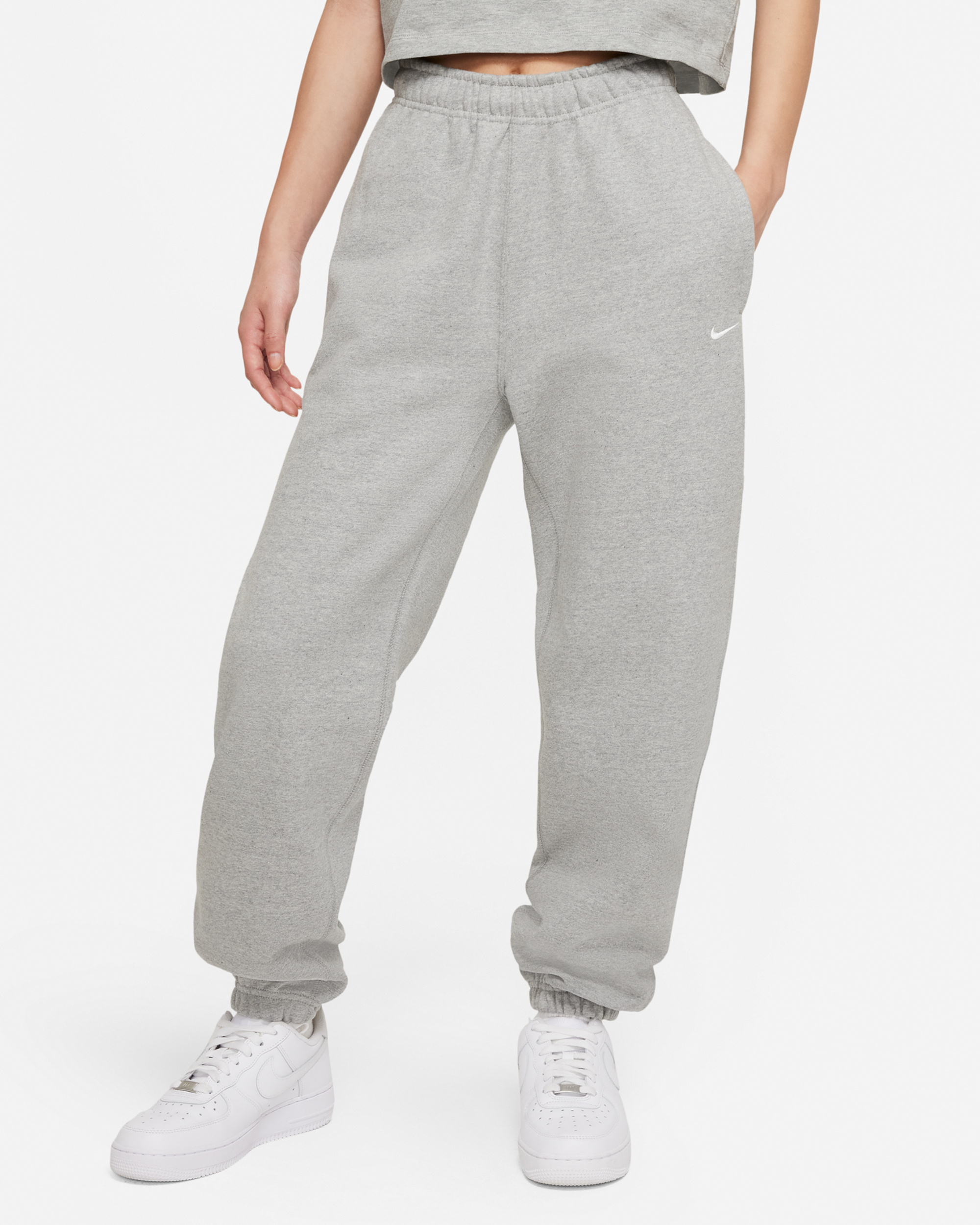Gray nike shop sweatpants womens
