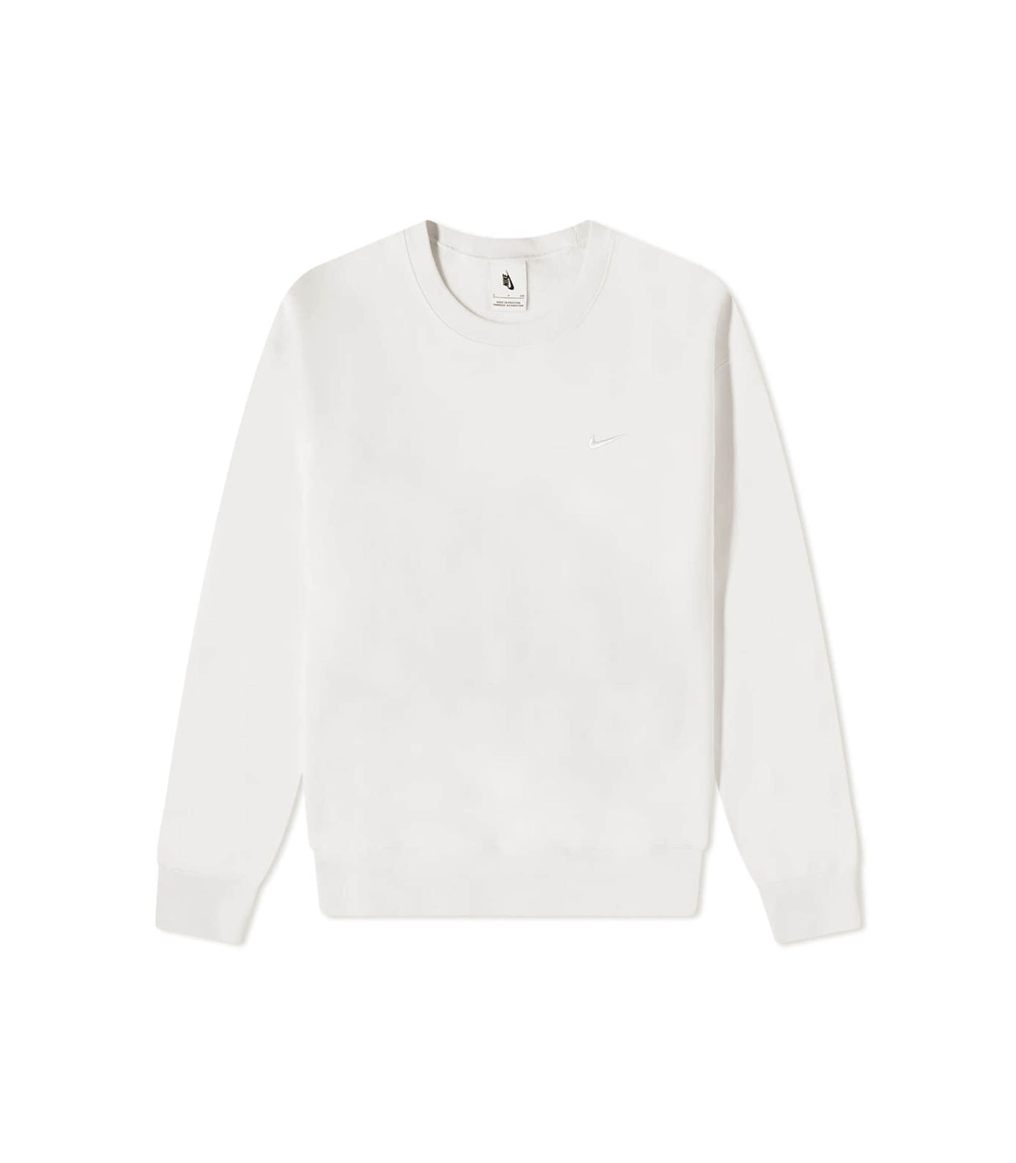 Solo Swoosh Crewneck - Phantom / White